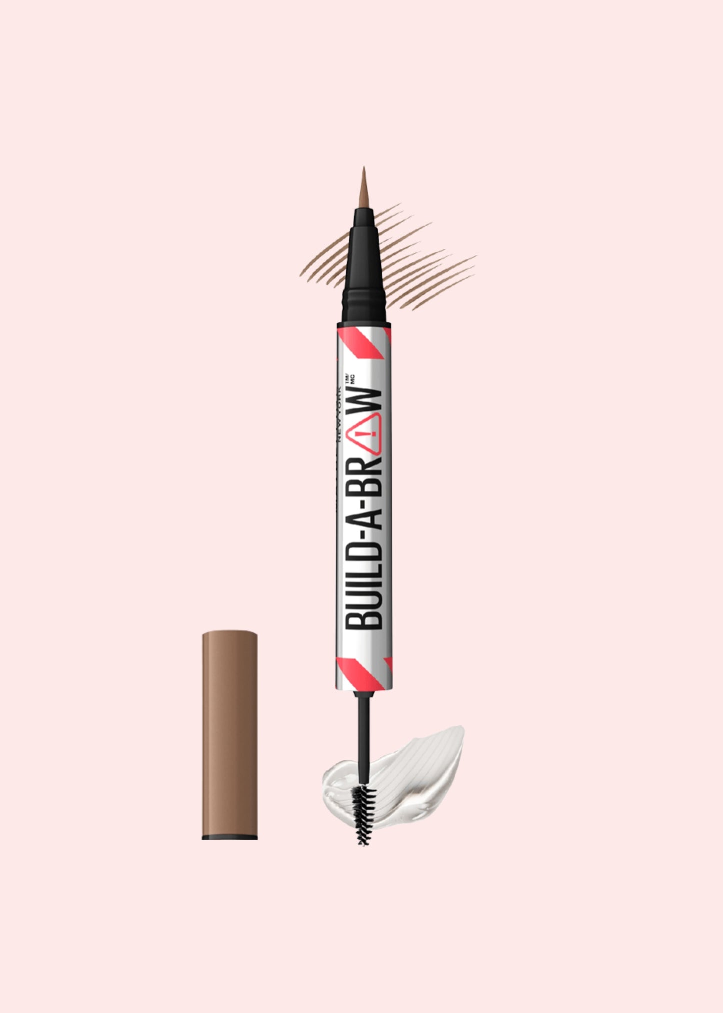 MAYBELLINE BUILD A BROW 2 EN 1 TN 255 CASTAÑO CLARO 1.4ML