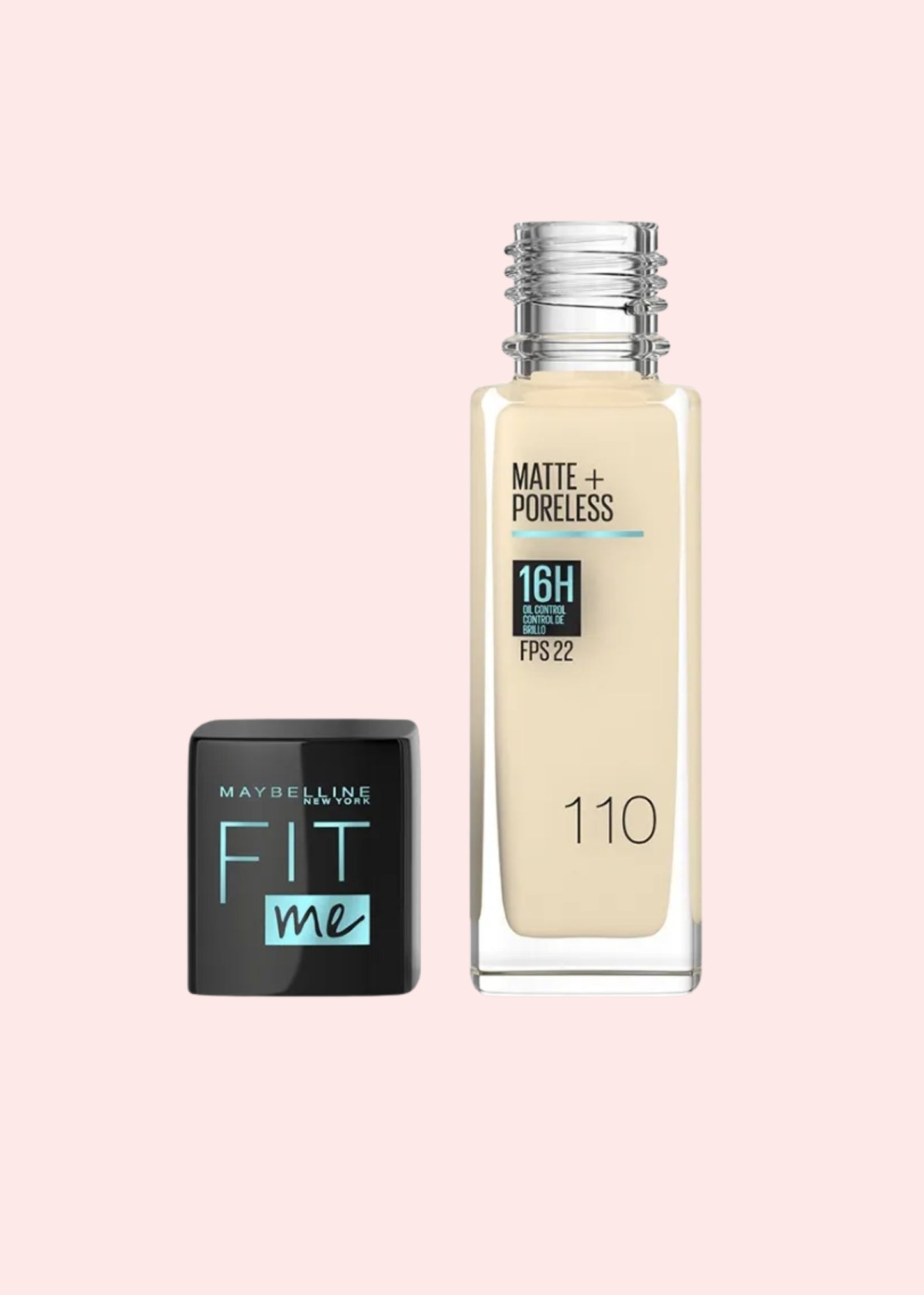 MAYBELLINE FIT ME MATTE+PORE FDN 110 PORCELAIN 30ML