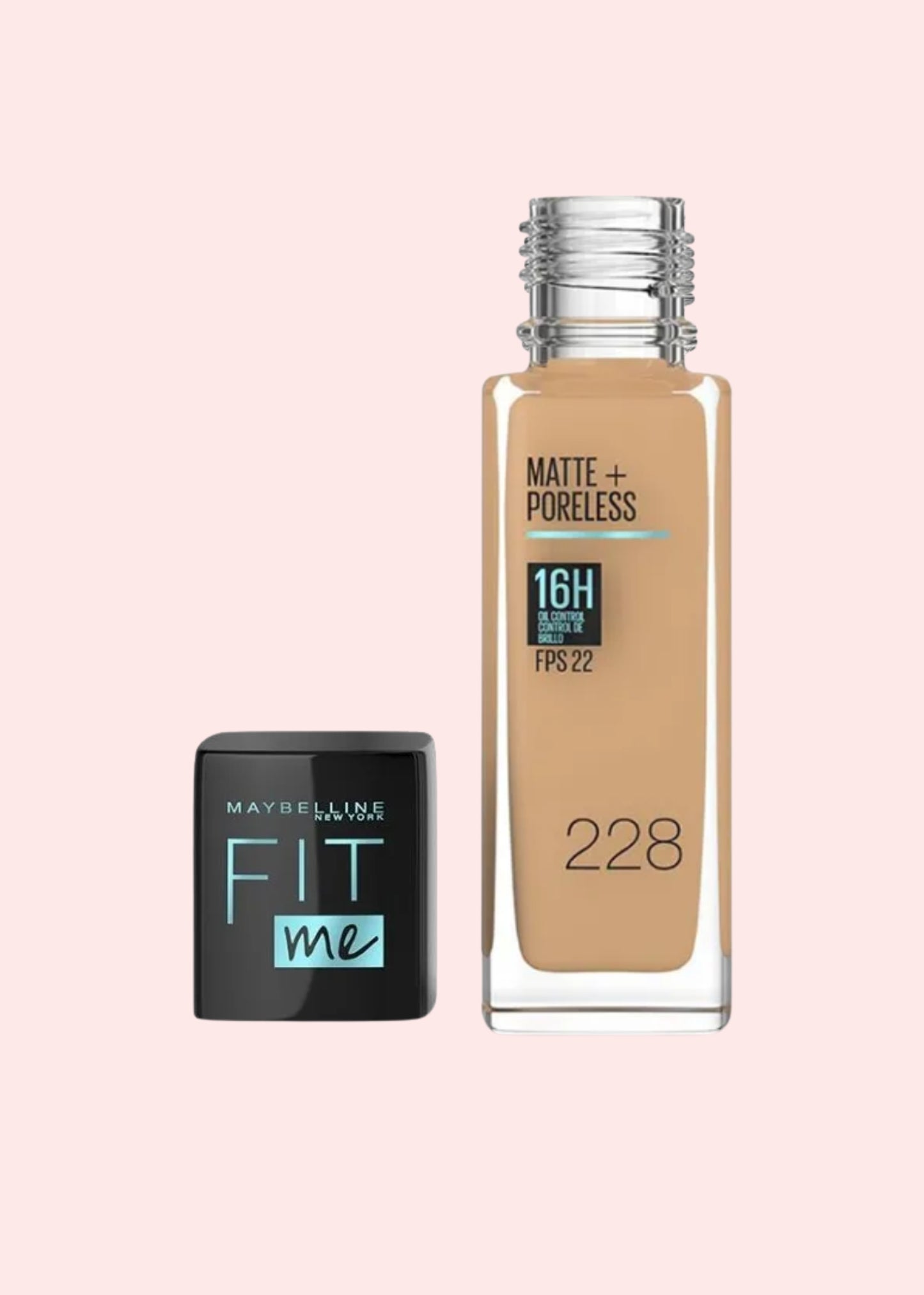 MAYBELLINE FIT ME MATTE+PORE FDN 228 SOFT TAN 30ML