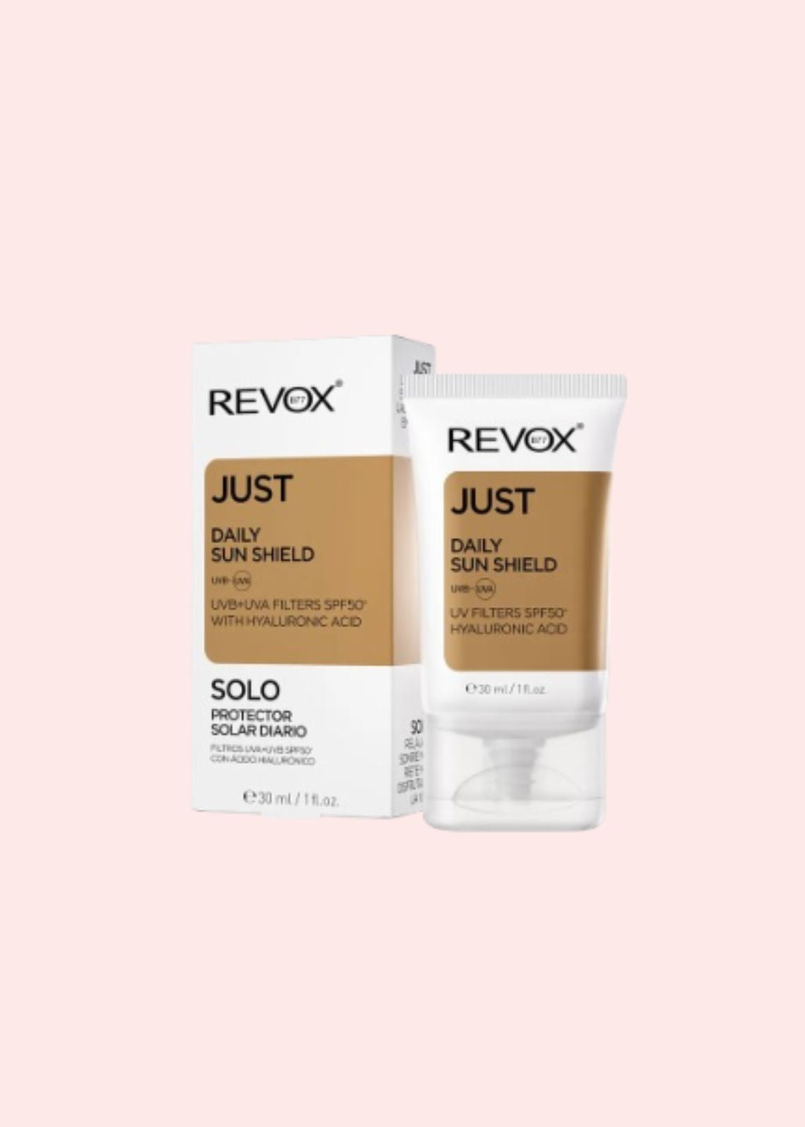 REVOX PROTECTOR SOLAR ACIDO HIALURONICO SPF 50 30 ML