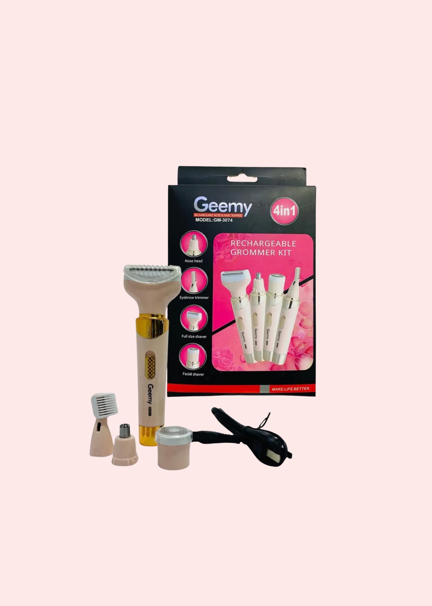 Geemy Depilador Femenino 4 En 1 Gm 3074