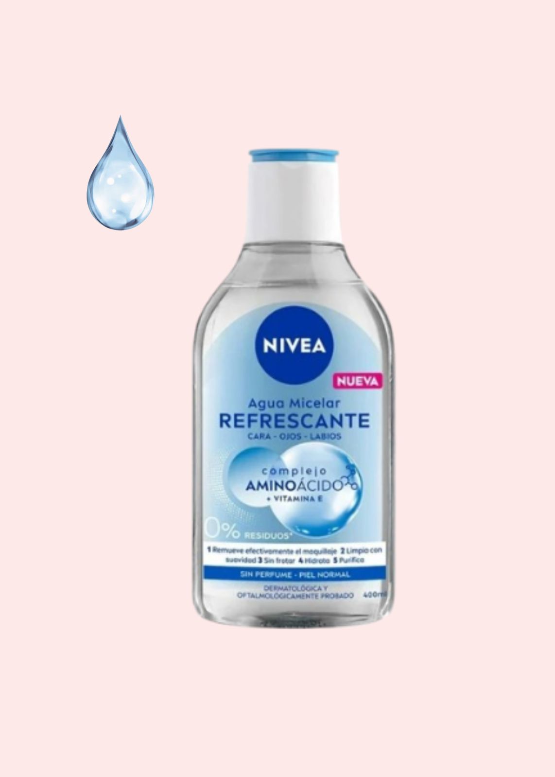 NIVEA AGUA MICELAR PIEL NORMAL 400ML