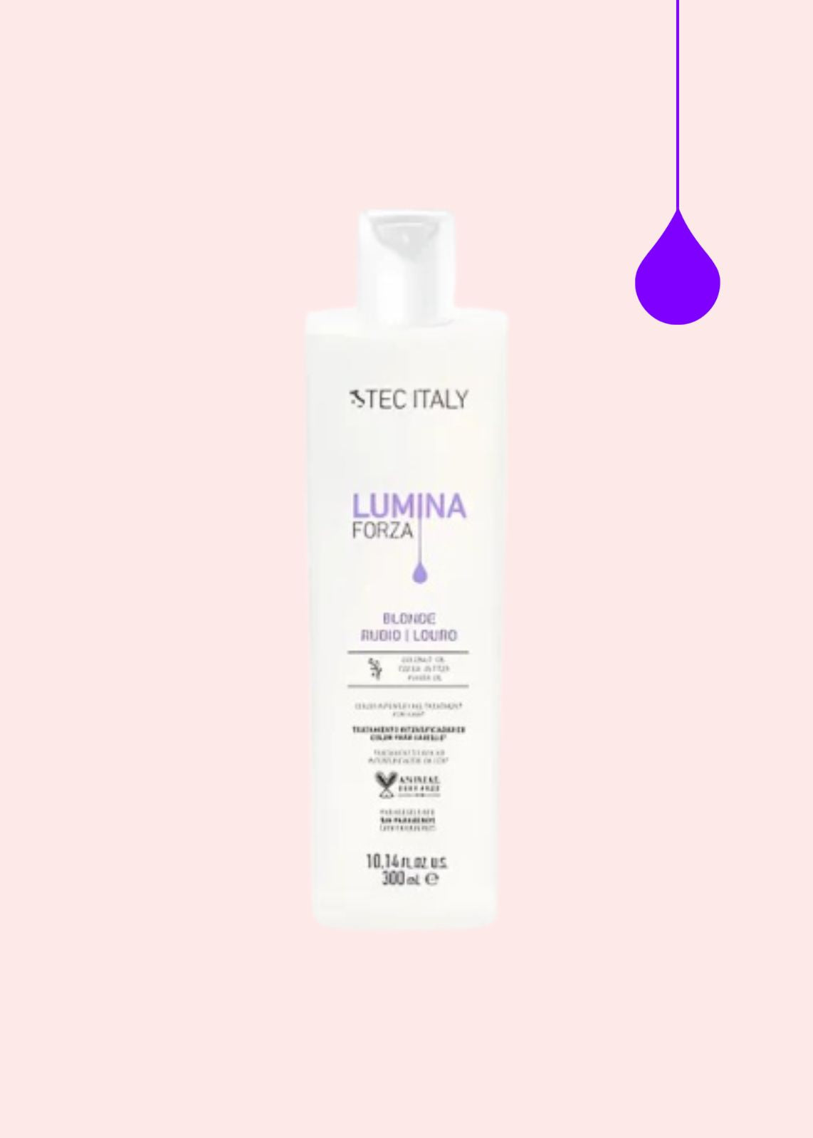 TEC ITALY LUMINA FORZA TRATAMIENTO COLOR 300 ML BLONDE