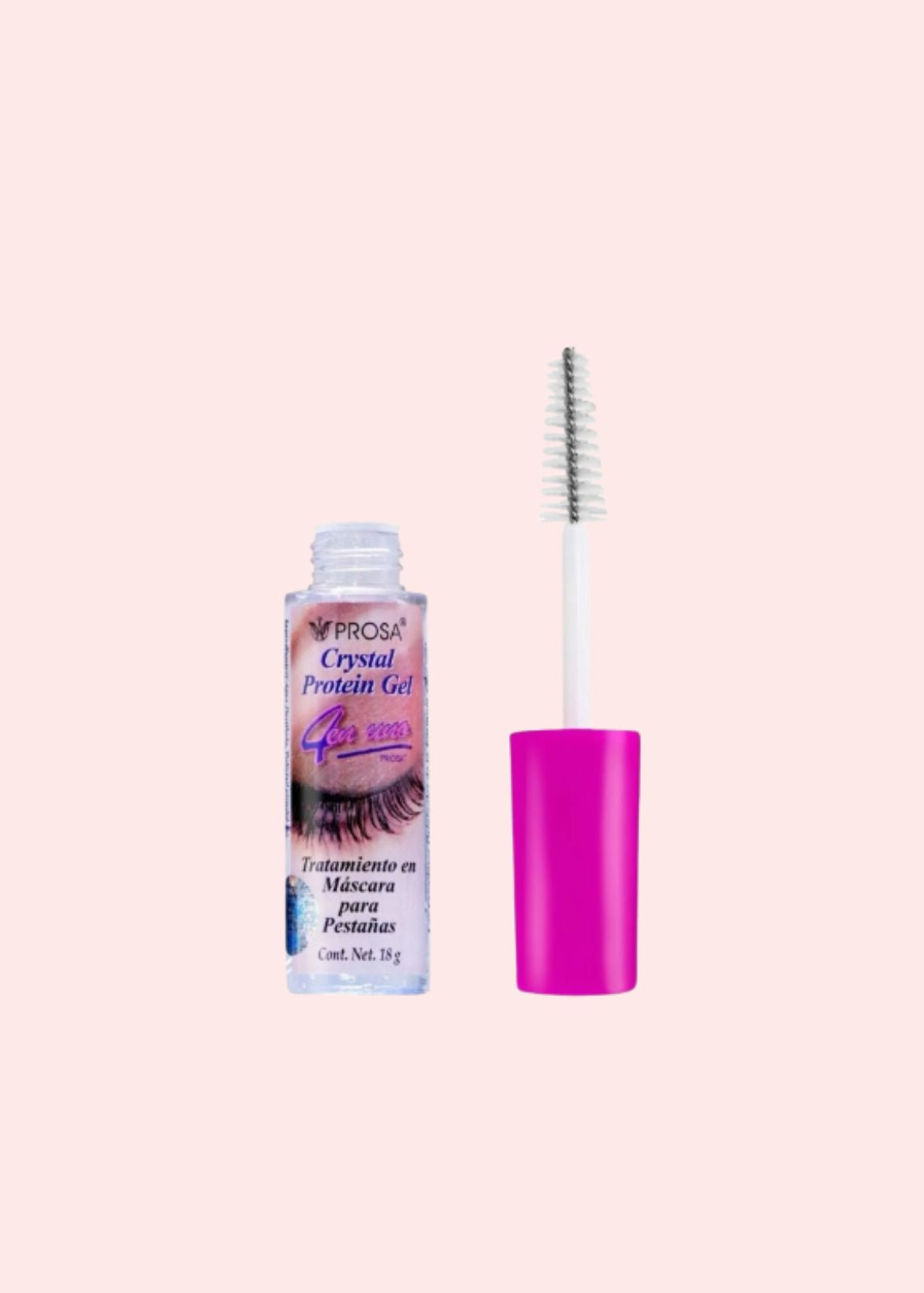 PROSA PESTAÑINA TRATAMIENTO TRANSPARENTE 18G