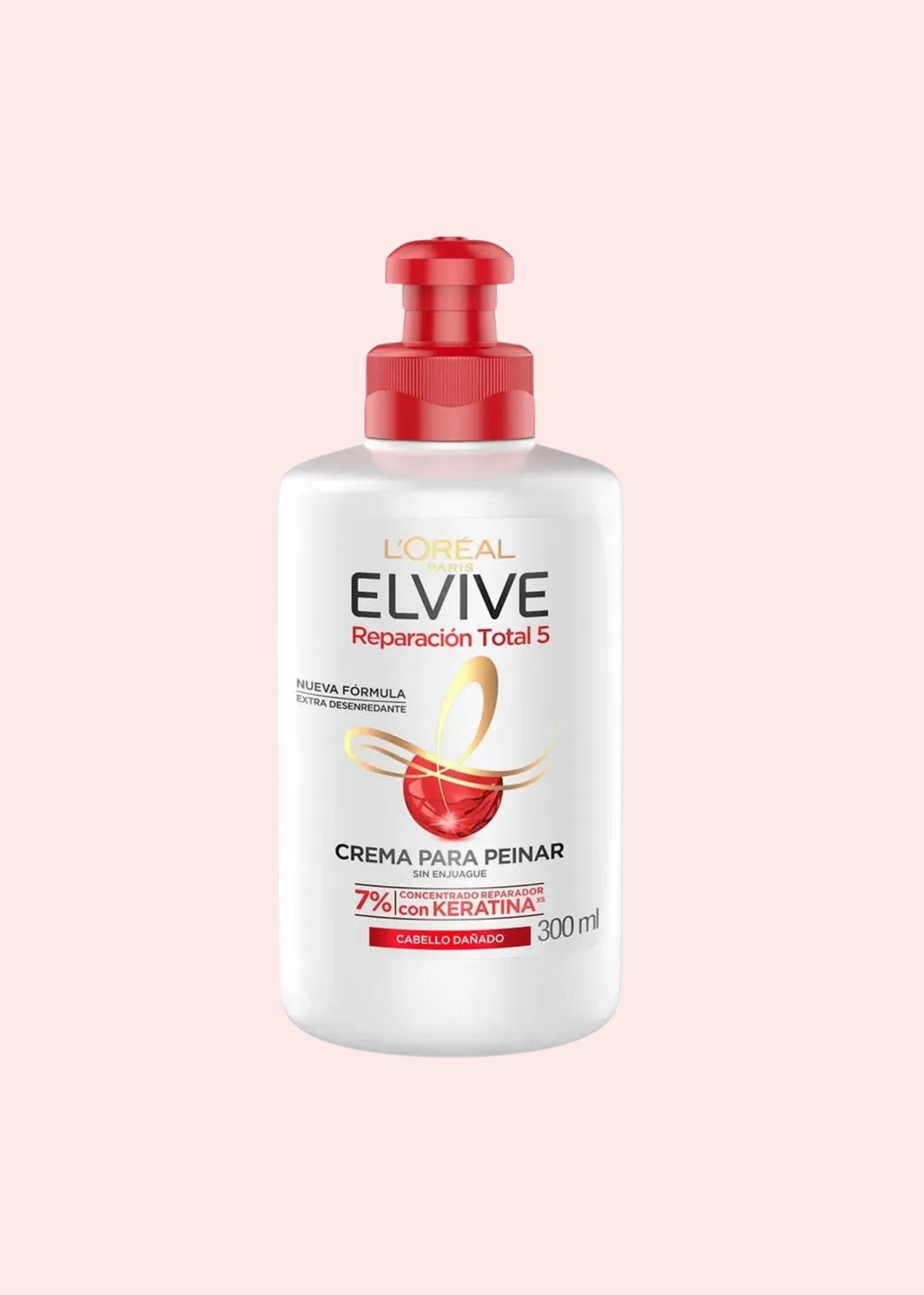 Elvive Crema Para Peinar Reparacion Total 5 300 Ml