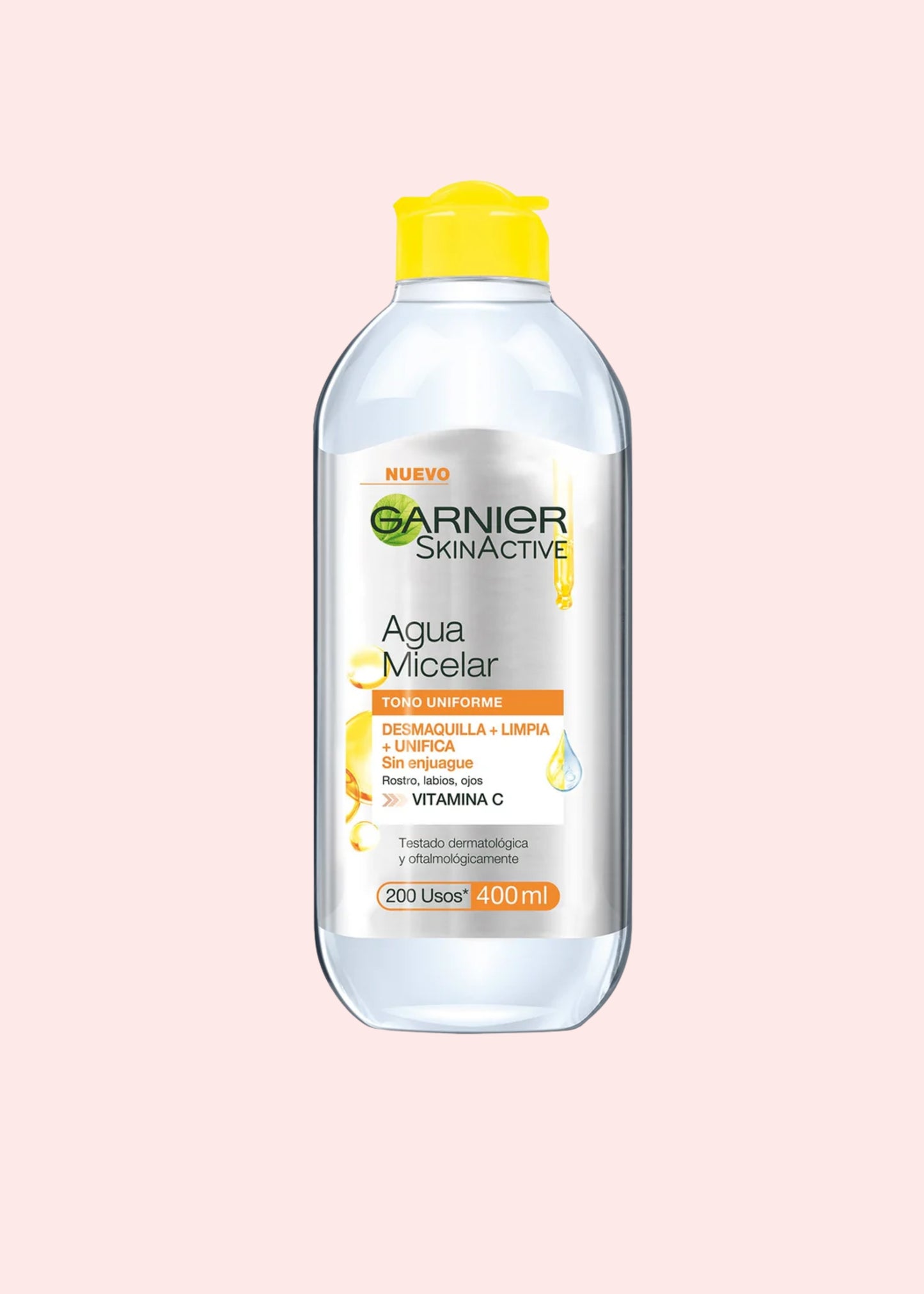 GARNIER AGUA MICELAR VITAMINA C EXPRESS ACLARA 400ML