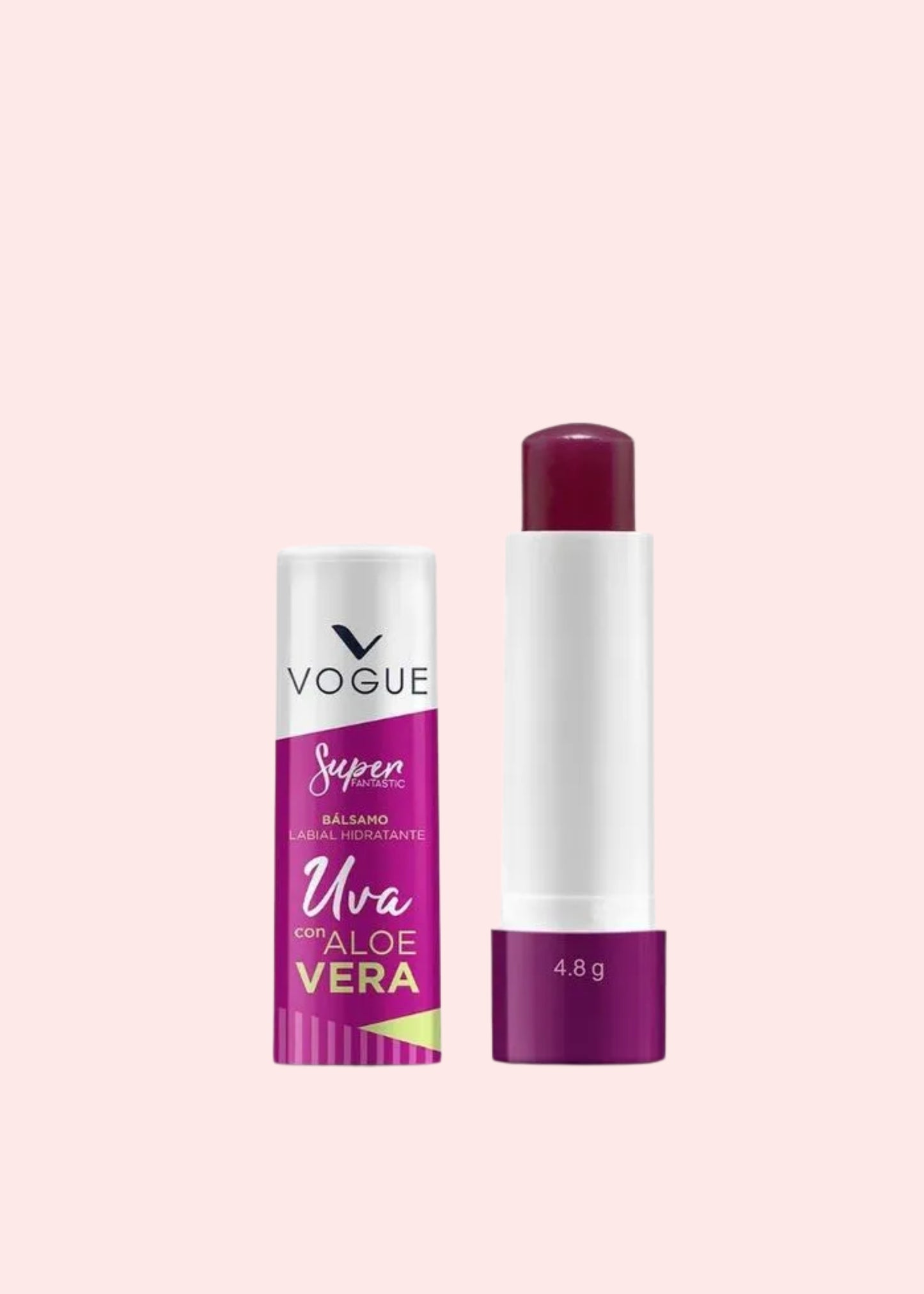 VOGUE BALSAMO LABIAL RENO UVA ALOE 4.8G