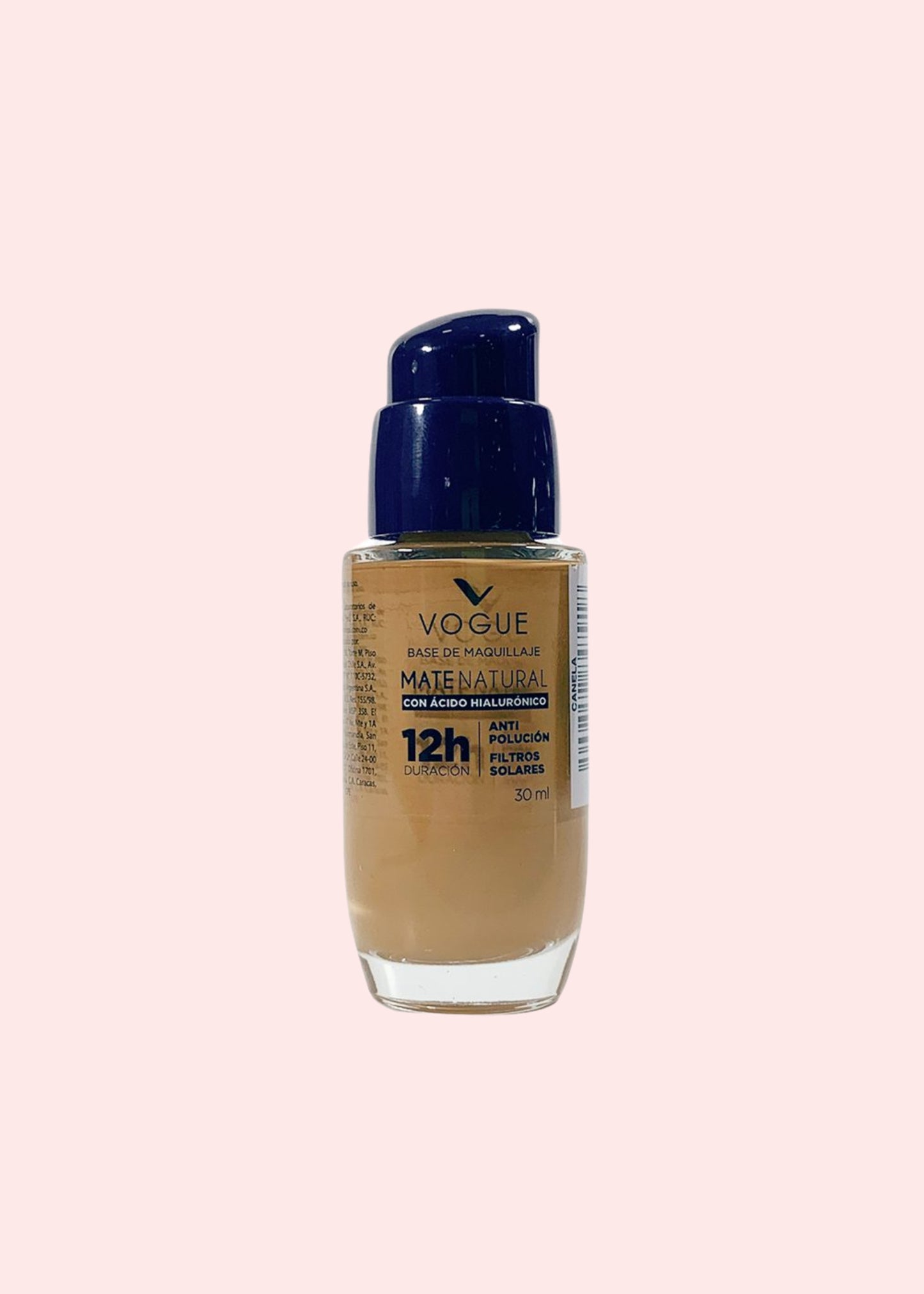 VOGUE BASE MATE NATURAL CANELA 30ML