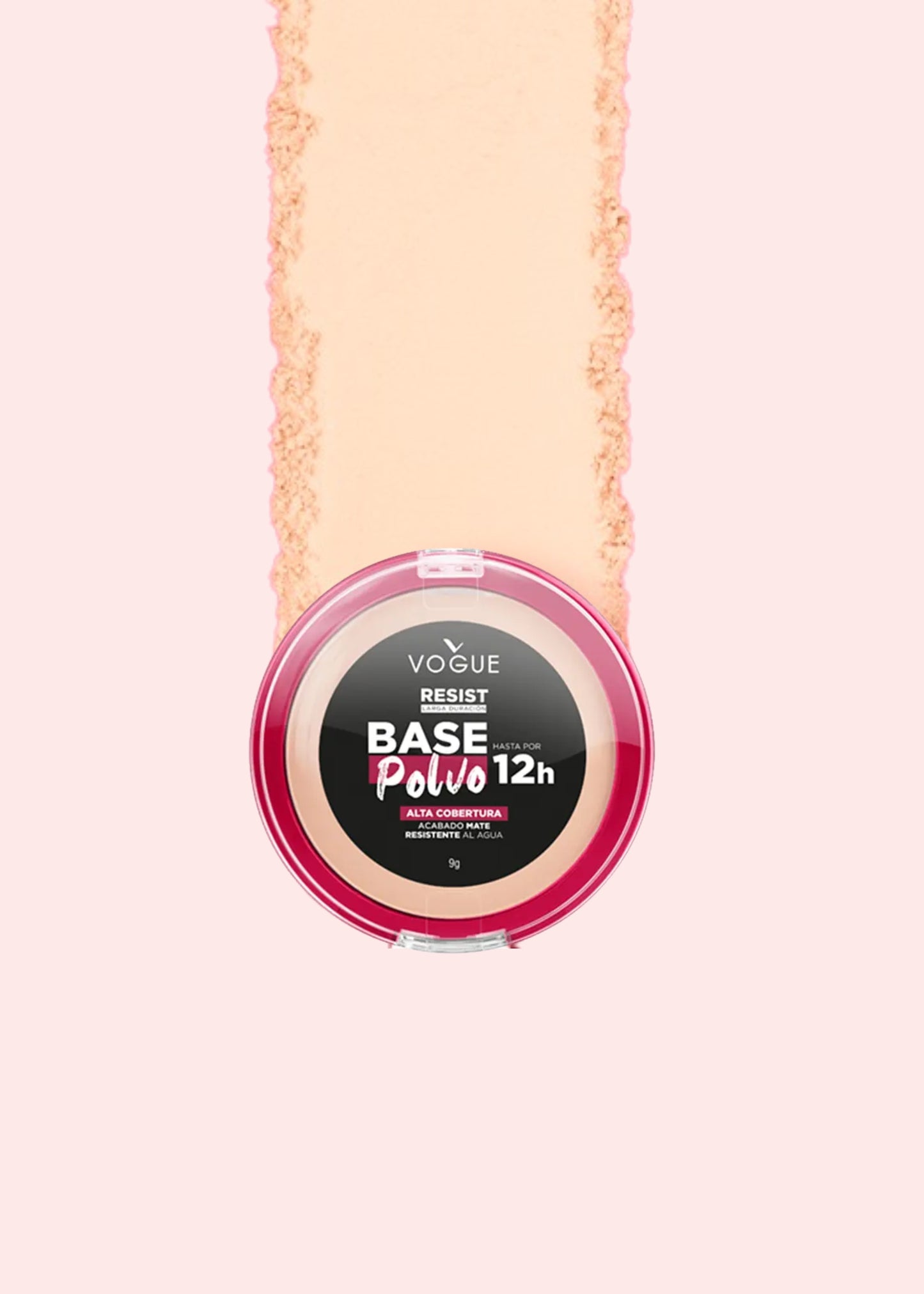 VOGUE BASE POLVO RESISTENTE PETALO 9GR