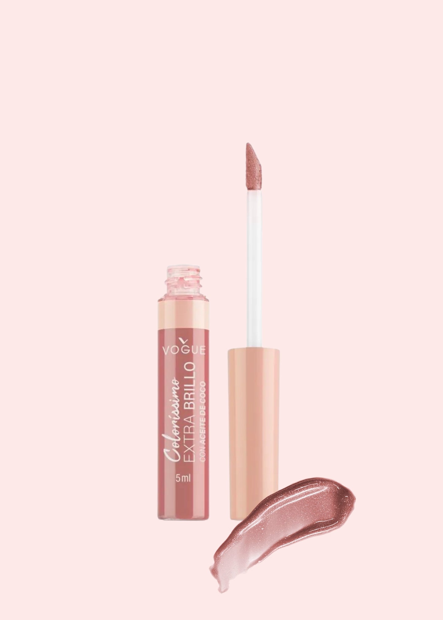 VOGUE LABIAL COLORISSIMO LIQUIDO BRILLO ROSE 5ML