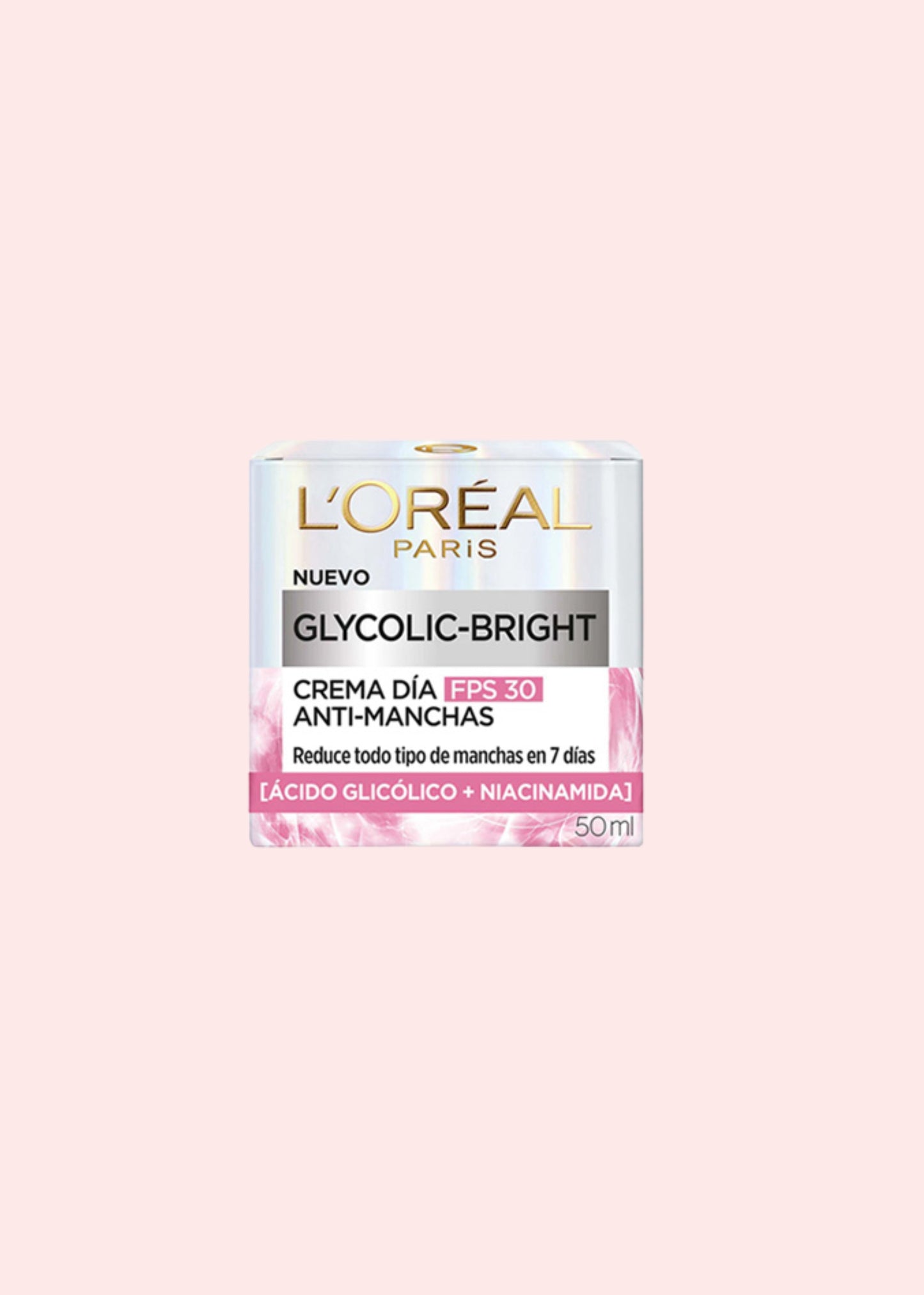 LOREAL GLYCOLIC BRIGHT DAY CREMA DIA ANTIMANCHAS FPS30 50ML