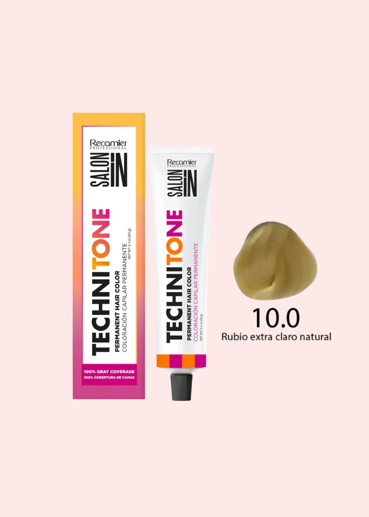 RECAMIER SALON IN TECHNI TONE TINTE 10.0 RUBIO EXTRACLARO NATURAL