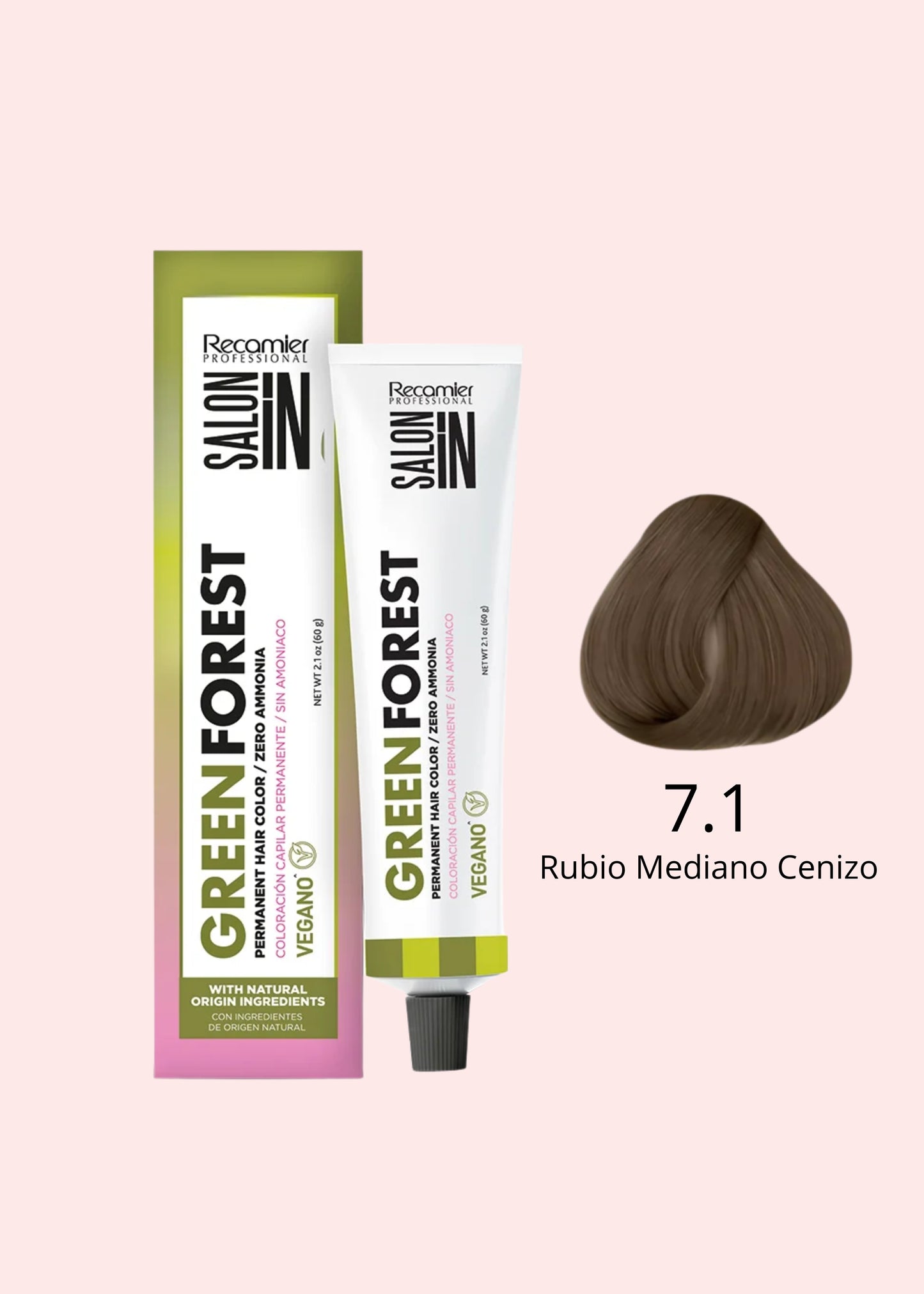 RECAMIER SALON IN GREEN FOREST TINTE 7.1 60 ML