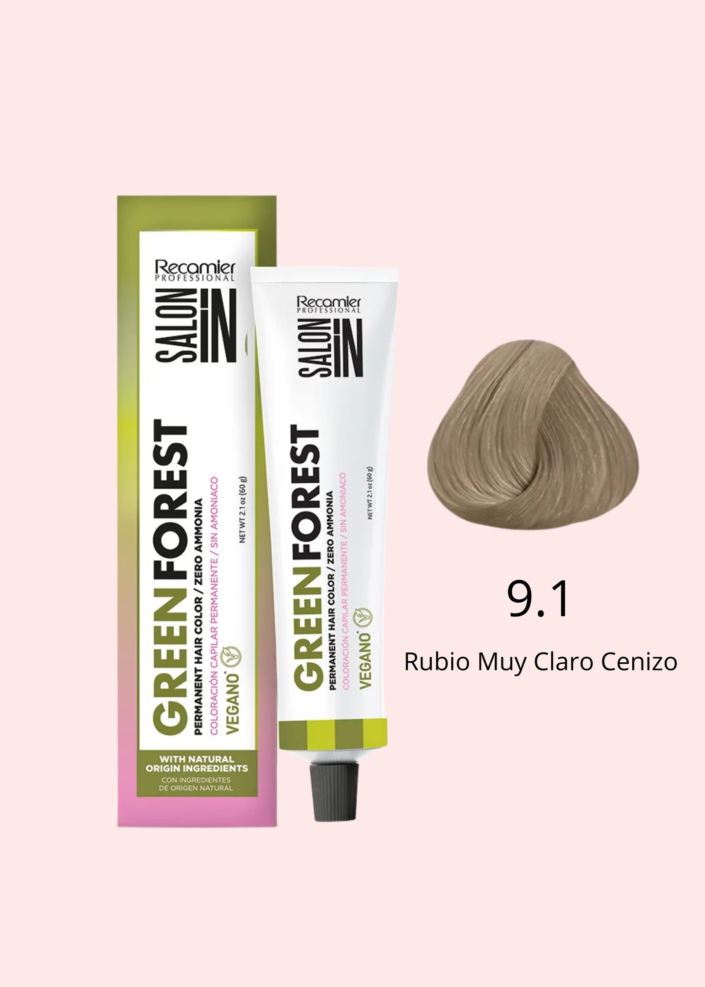 RECAMIER SALON IN GREEN FOREST TINTE 9.1 60G