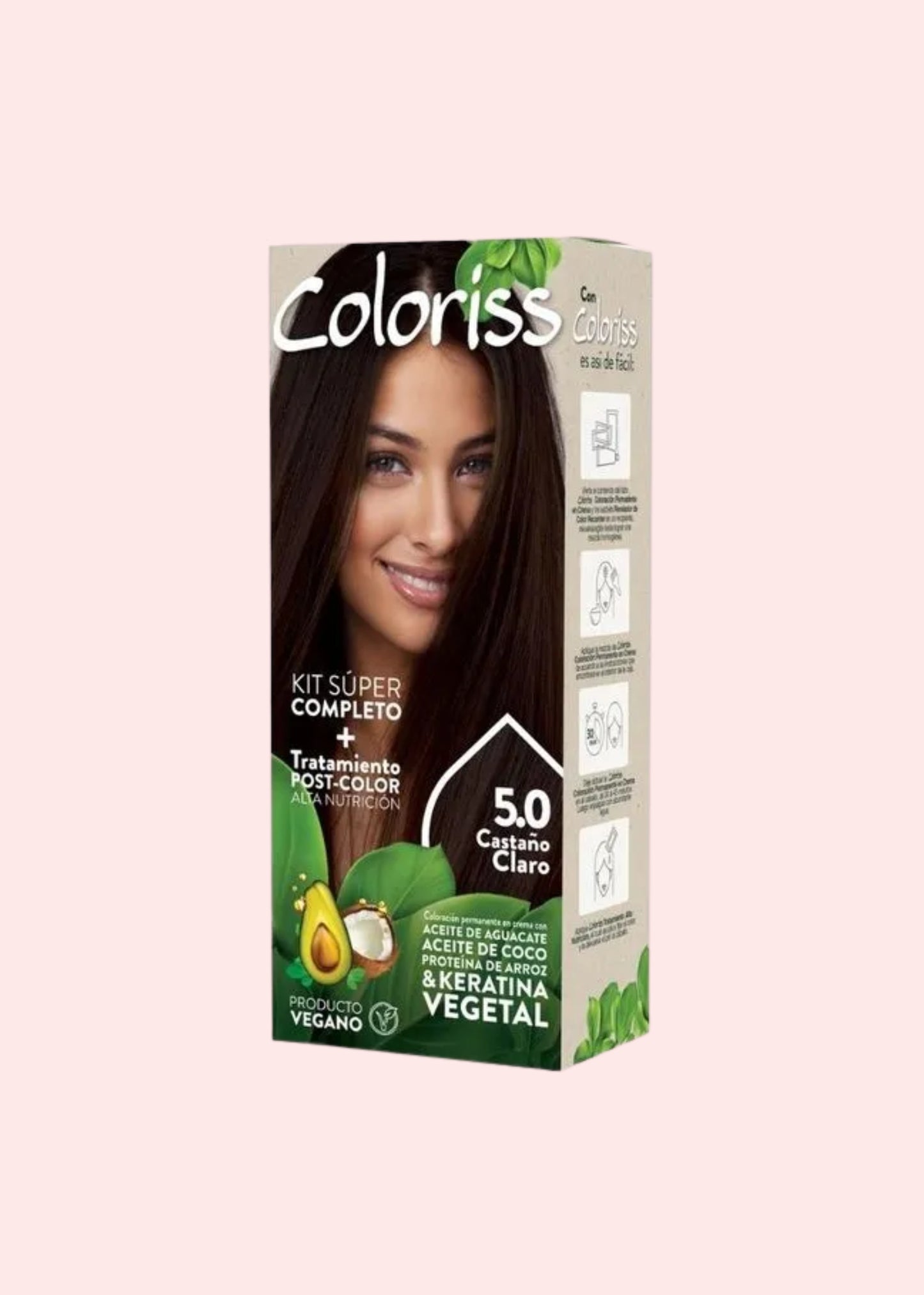 RECAMIER COLORISS TINTE KIT N°5.0 - 50G