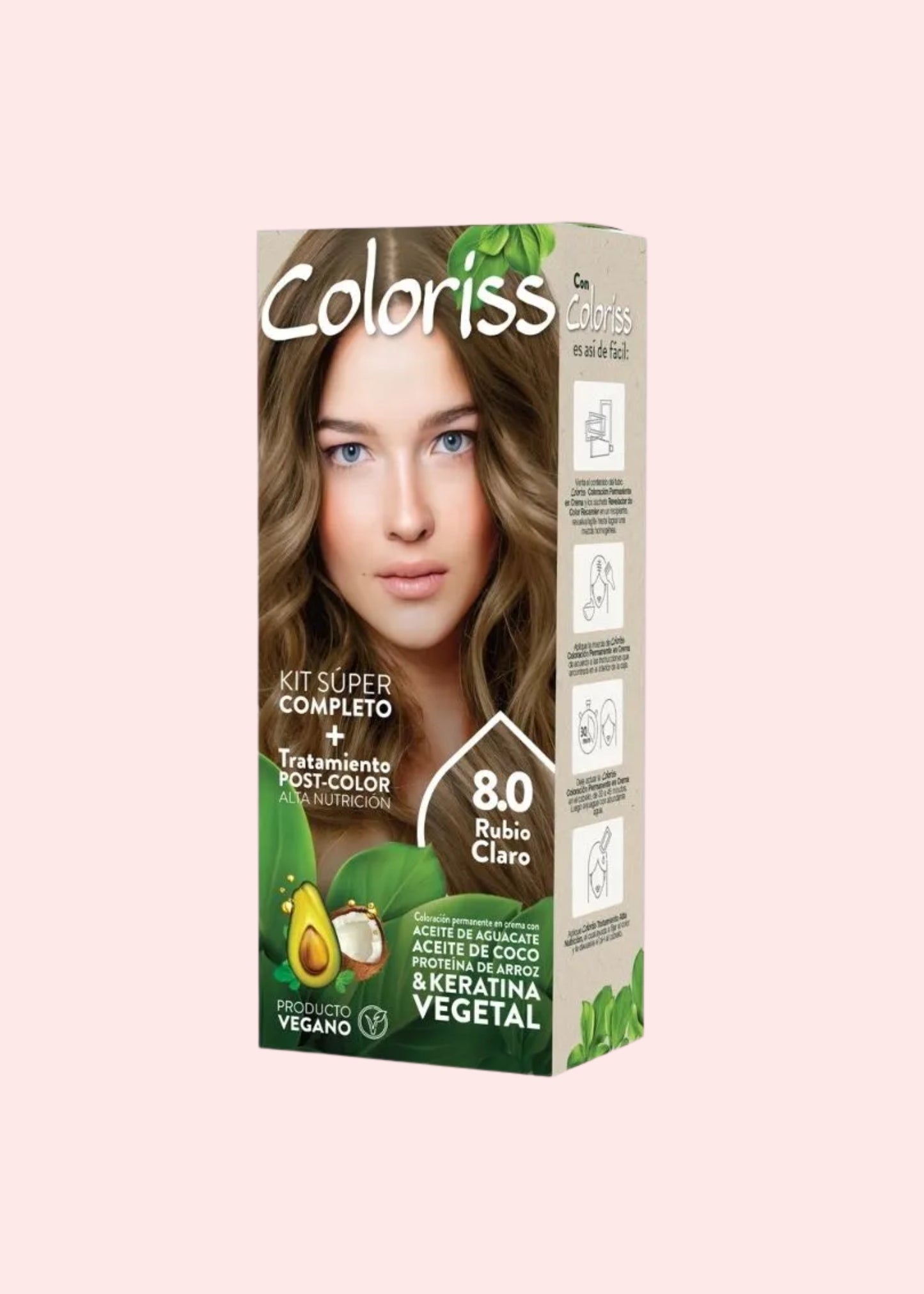 RECAMIER COLORISS TINTE KIT N°8.0 - 50G