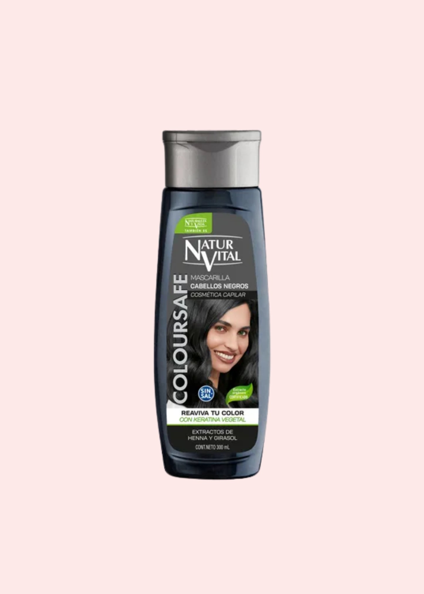 NATURALEZA Y VIDA MASCARILLA COLOURSAFE 300 ML NEGRO