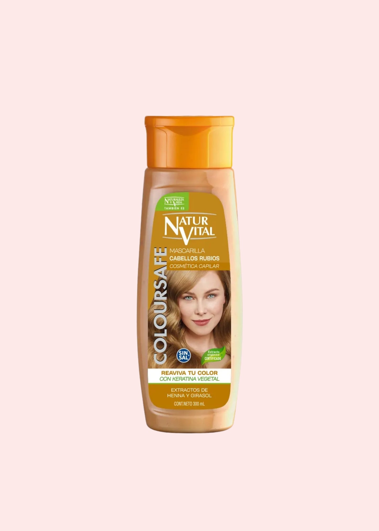 NATURALEZA Y VIDA MASCARILLA COLOURSAFE 300 ML - RUBIO
