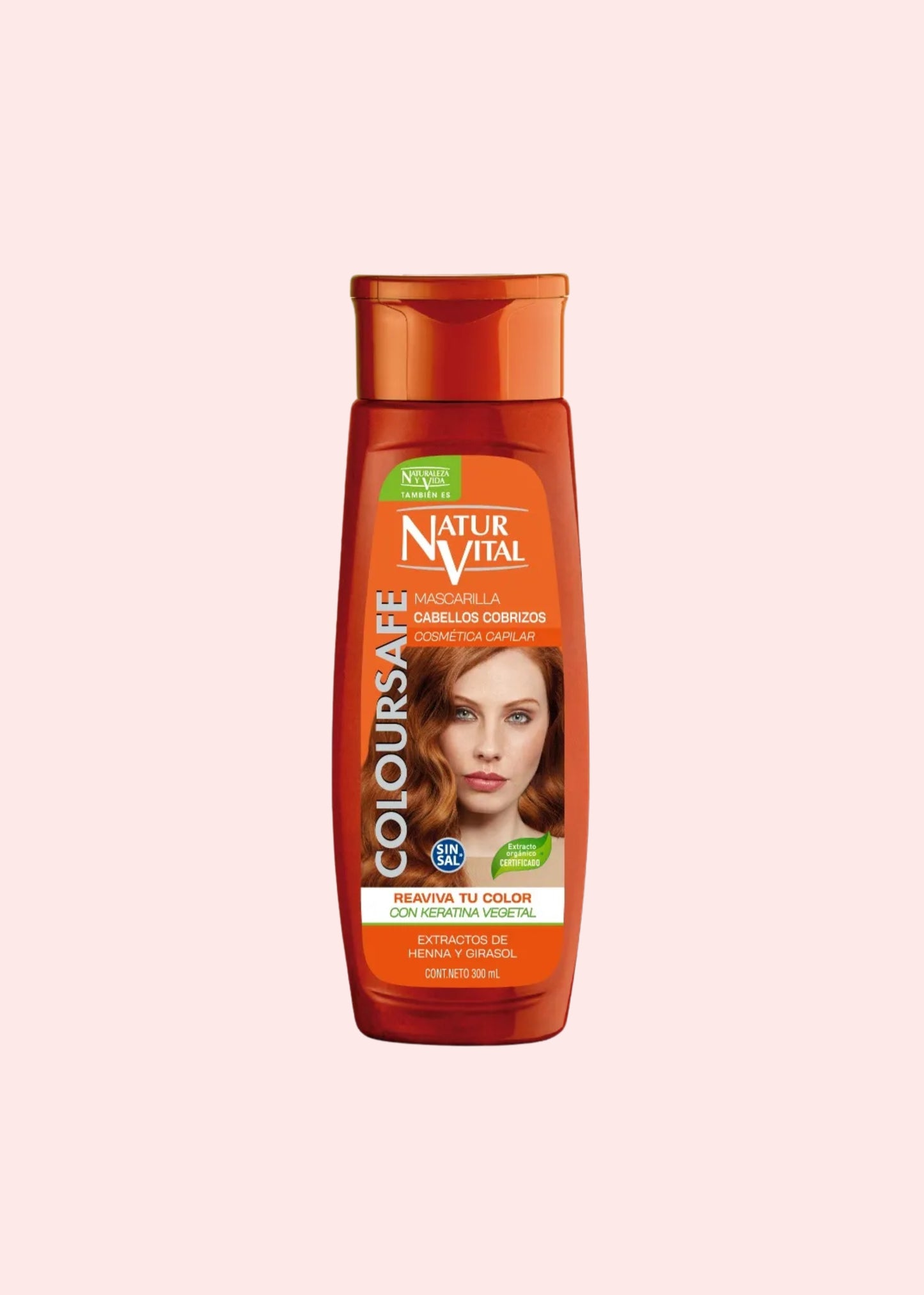 NATURALEZA Y VIDA MASCARILLA COLOURSAFE 300 ML COBRIZO