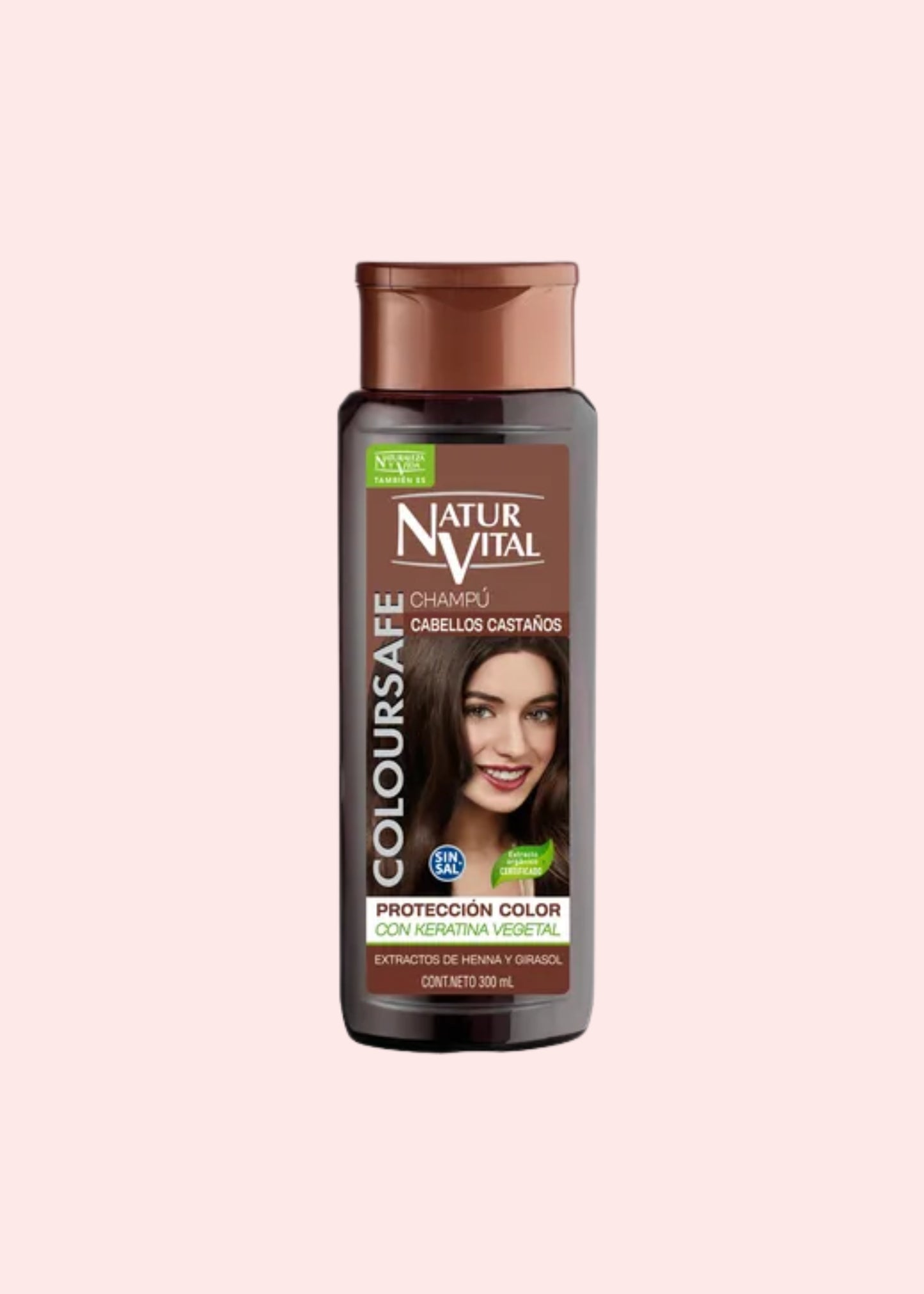 NATURALEZA Y VIDA SHAMPOO COLOURSAFE CASTAÑO - 300ML