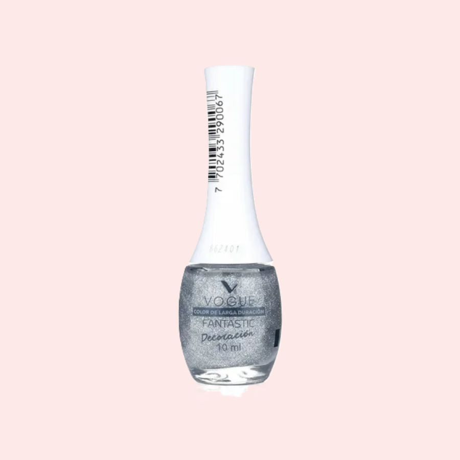 VOGUE ESMALTE DECORACION FANTASTIC PLATA 10ML
