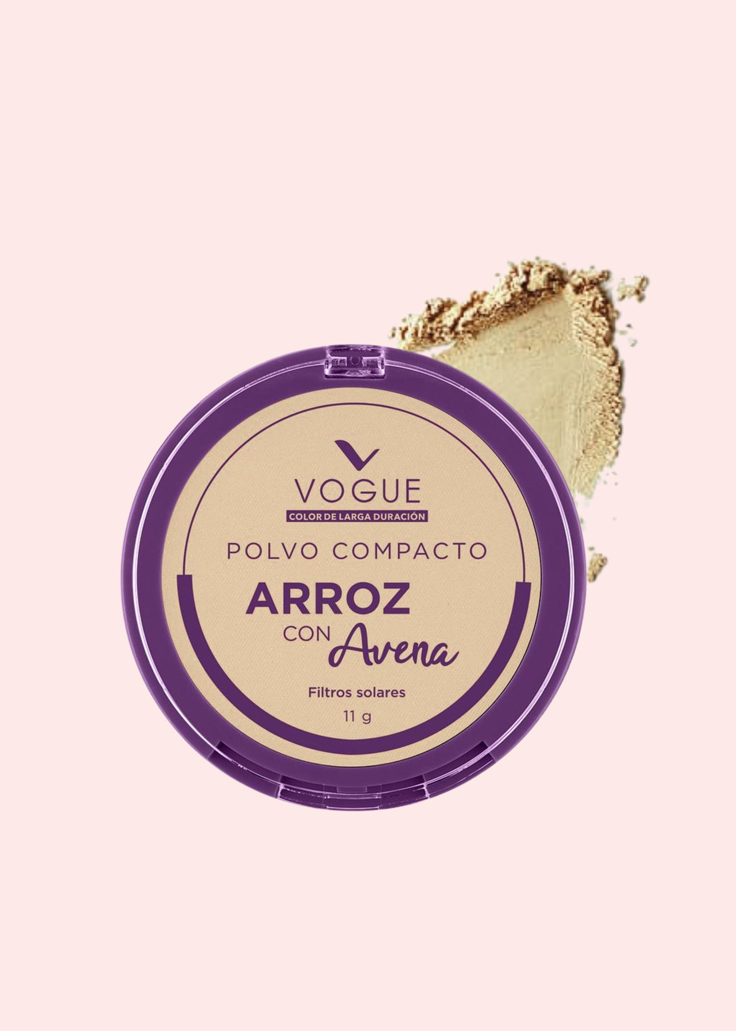 VOGUE POLVO COMPACTO DE ARROZ PORCELANA 11GR
