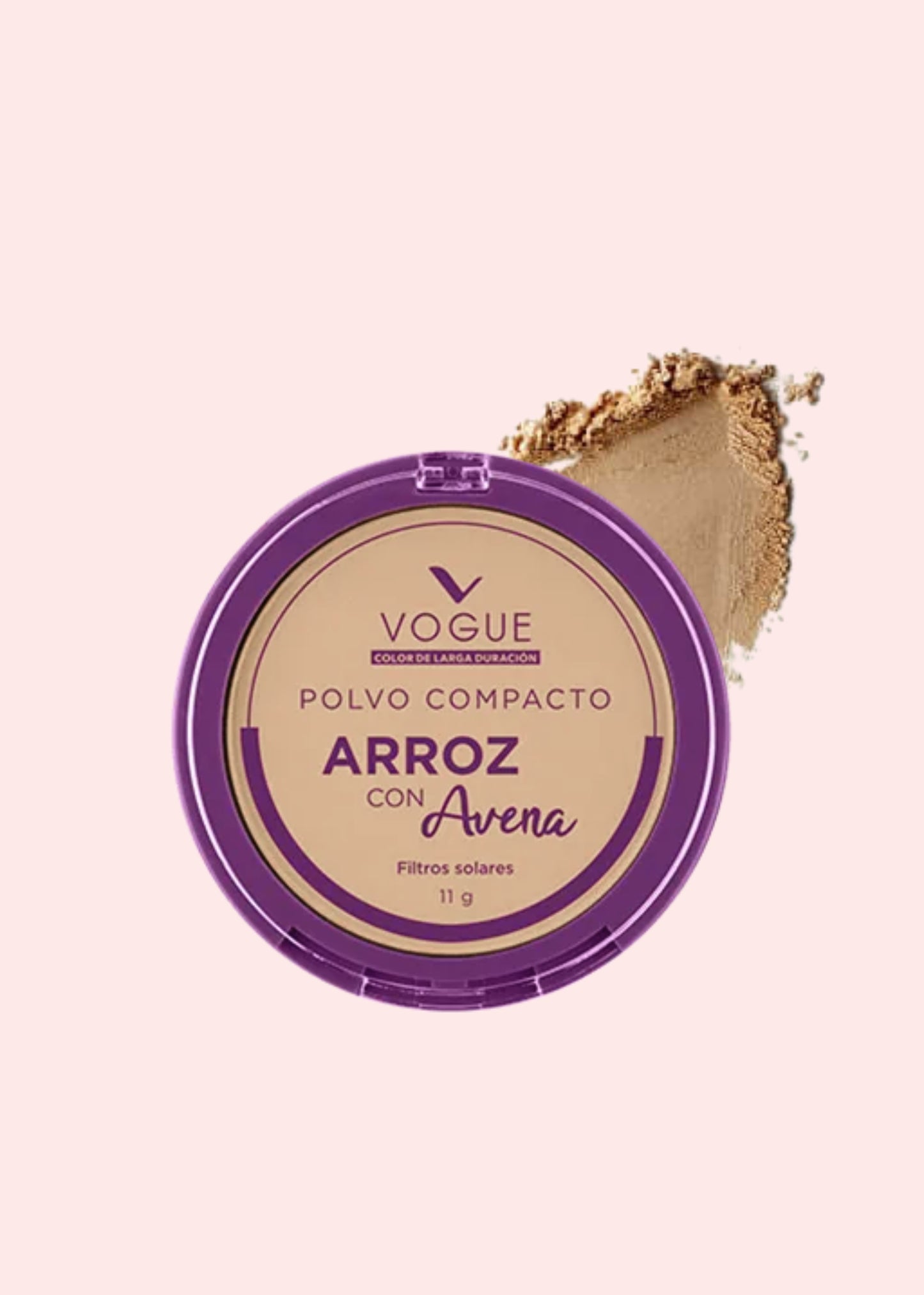 VOGUE POLVO COMPACTO DE ARROZ ALMENDRA 11GR