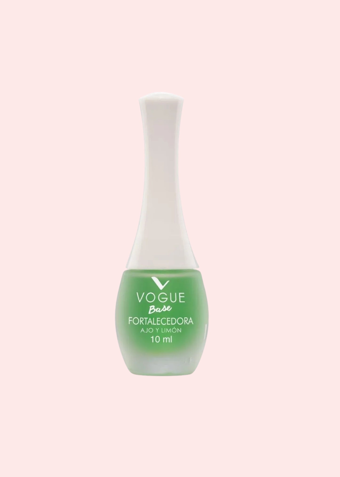 VOGUE BASE DE UÑAS FORTALECEDORA AJO Y LIMON 10ML