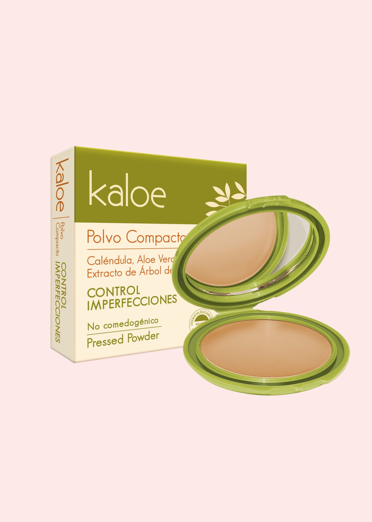 KALOE POLVO COMPACTO CONTROL IMPERFECCIONES N6 CANELA 15GR