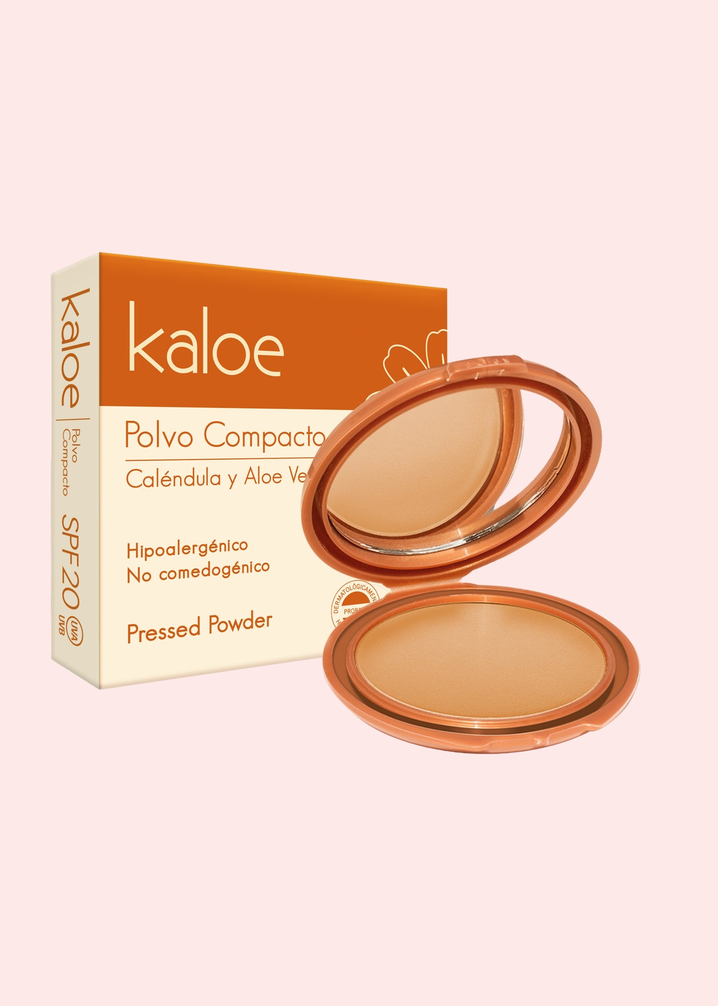 KALOE POLVO COMPACTO SPF20 N6 CANELA 15GR