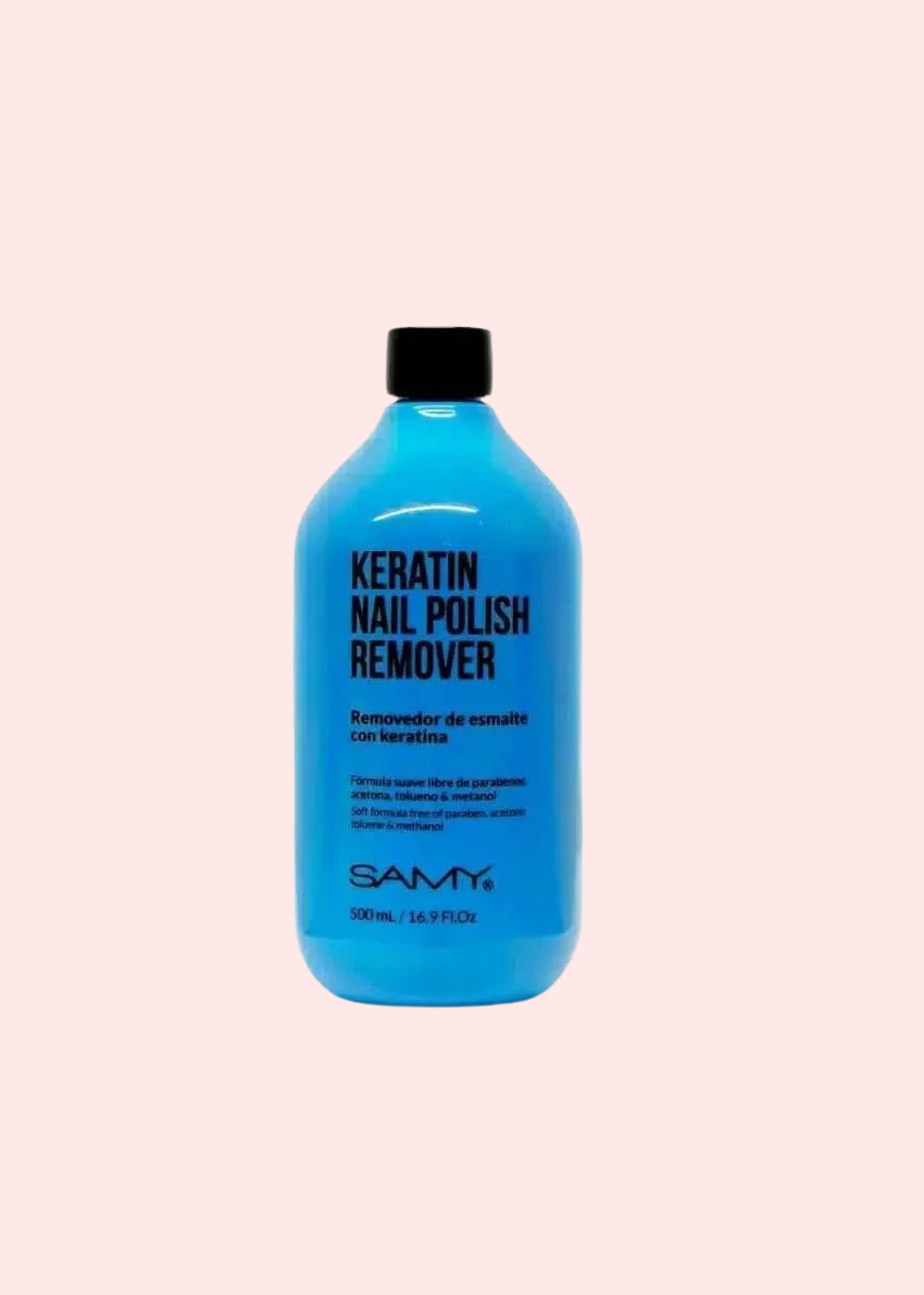 SAMY REMOVEDOR DE ESMALTE CON KERATINA 500 ML