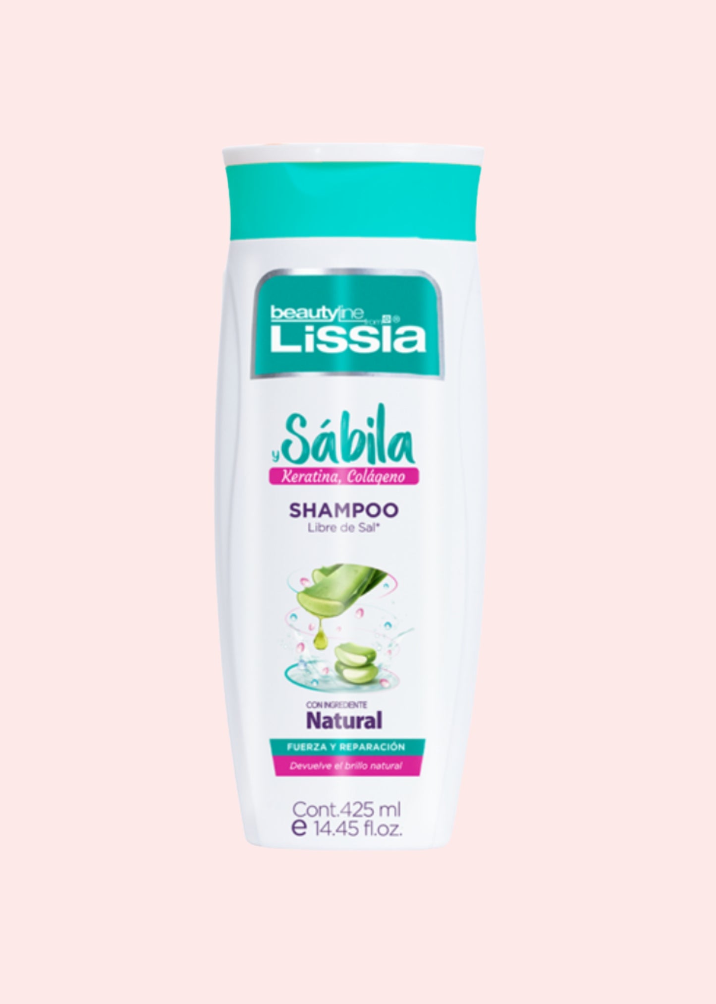 LISSIA SHAMPOO SABILA, KERATINA Y COLAGENO 425ML