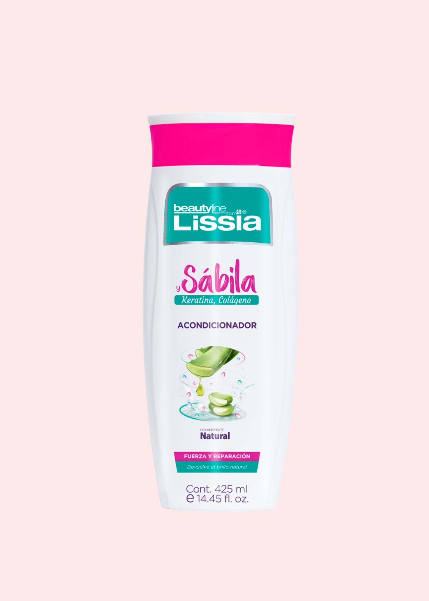 LISSIA ACONDICIONADOR SABILA, KERATINA Y COLAGENO 425ML