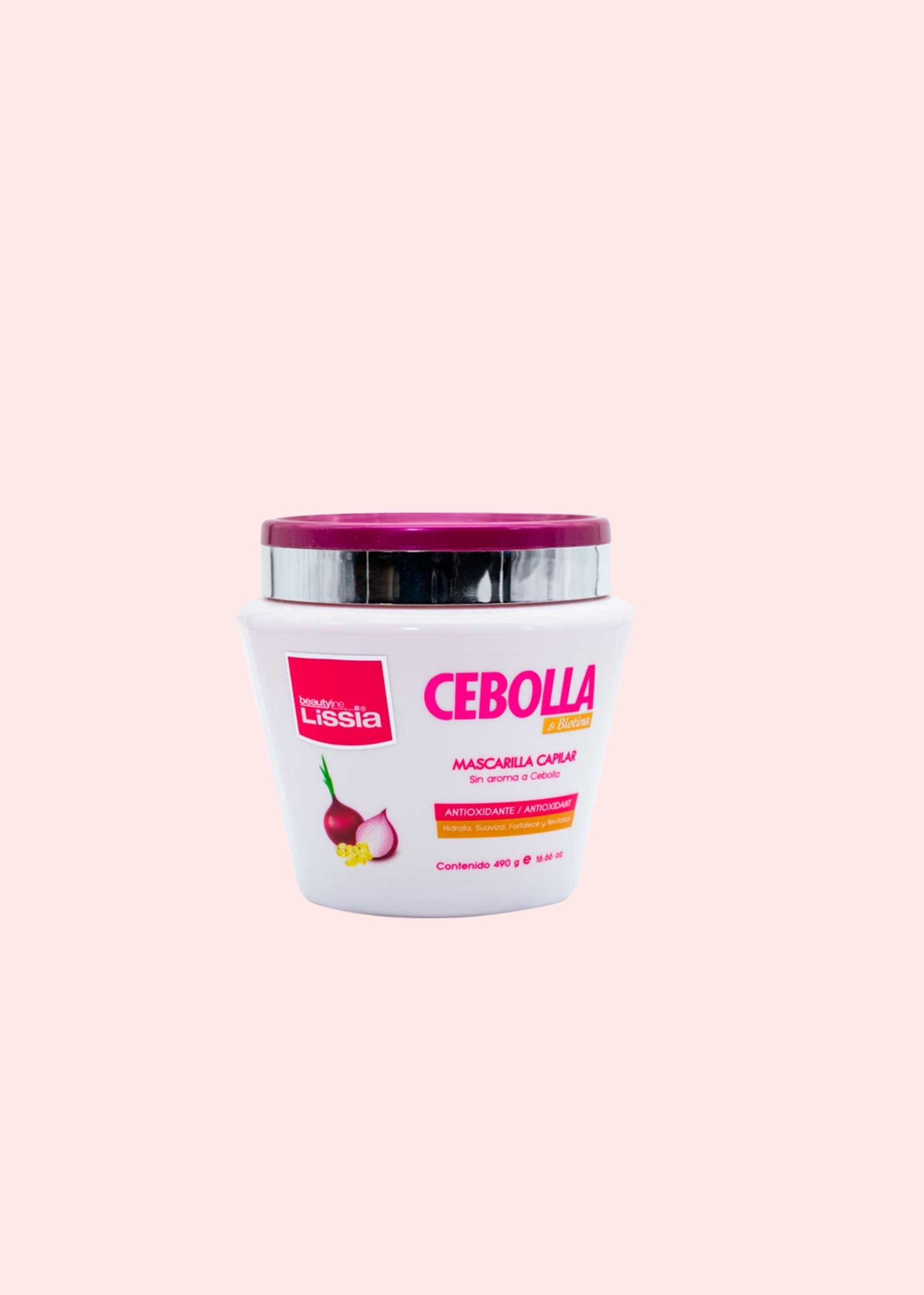 LISSIA MASCARILLA CAPILAR CEBOLLA Y BIOTINA 490 G