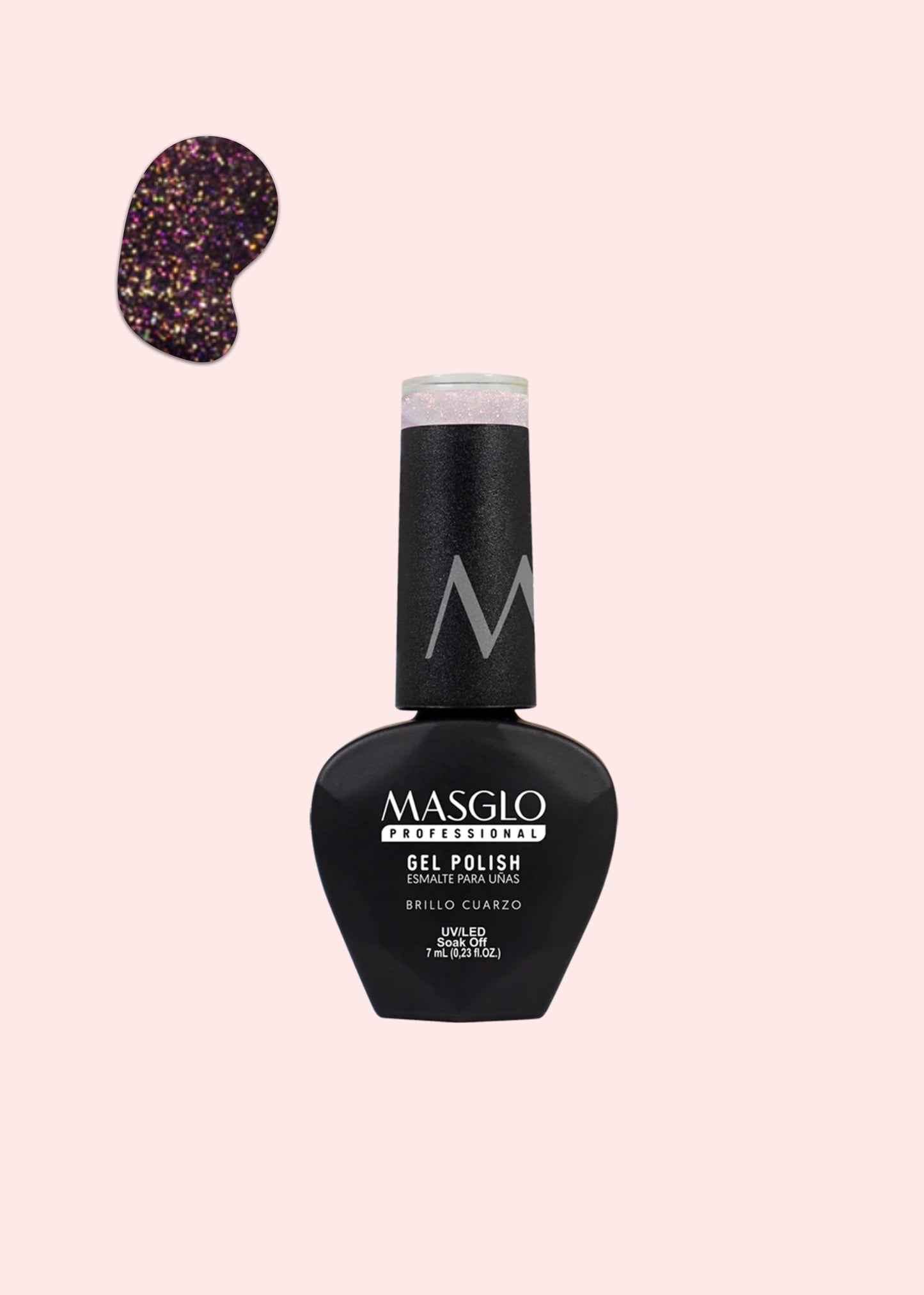 MASGLO GEL POLISH BRILLO CUARZO 7ML