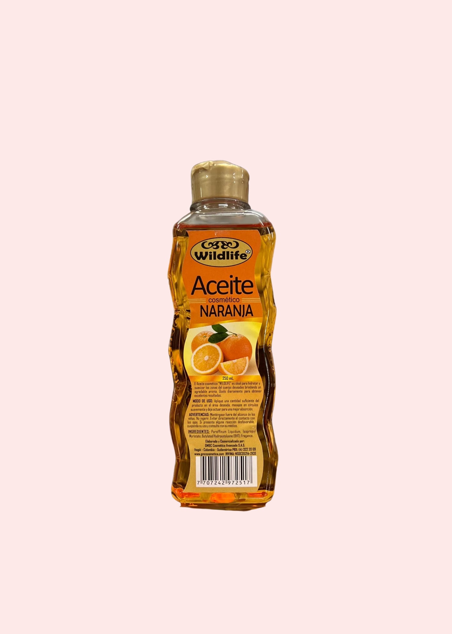 WILDLIFE ACEITE CORPORAL DE NARANJA - 250ML