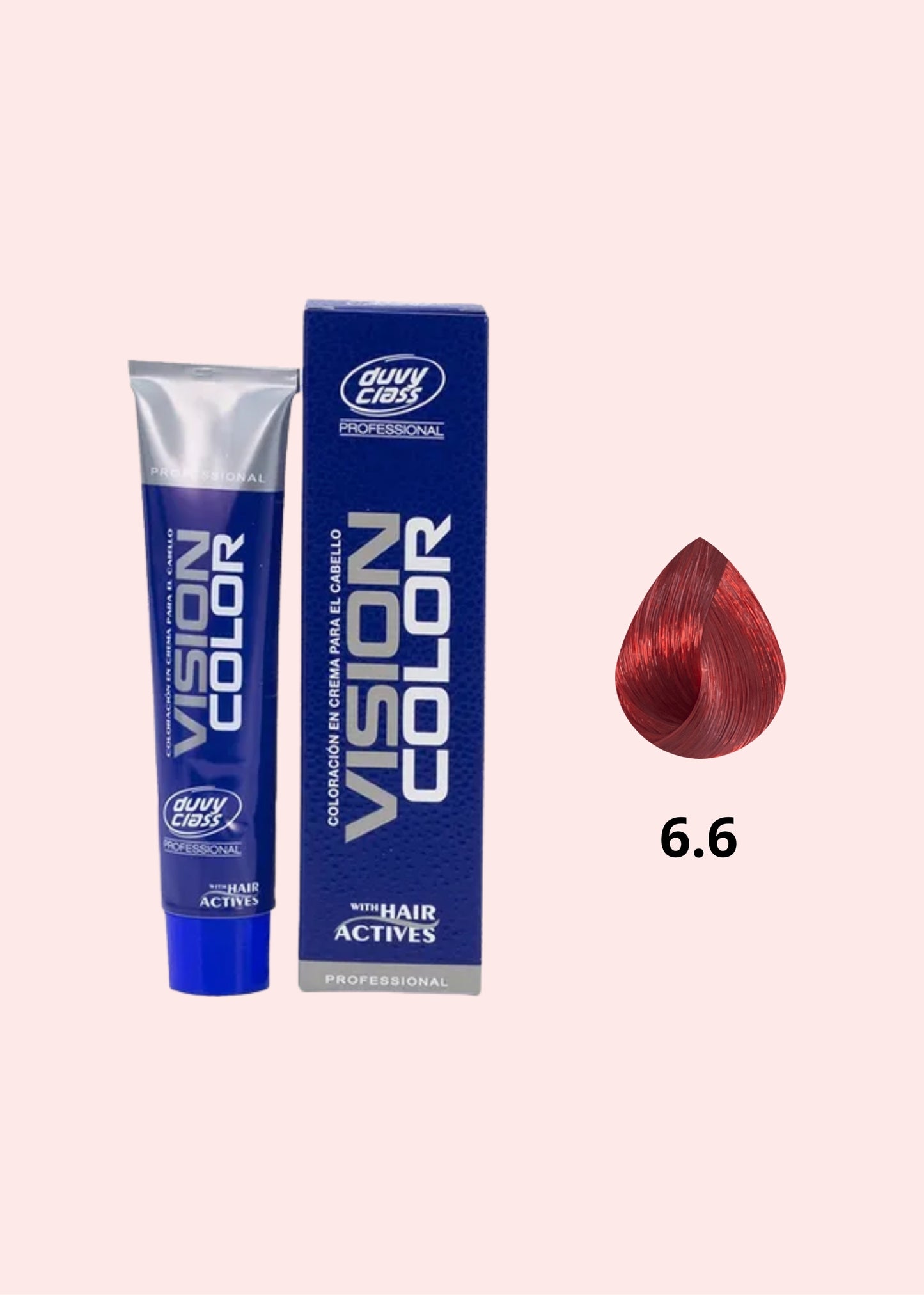 DUVY CLASS TINTE 6.6 RUBIO OSCURO ROJO