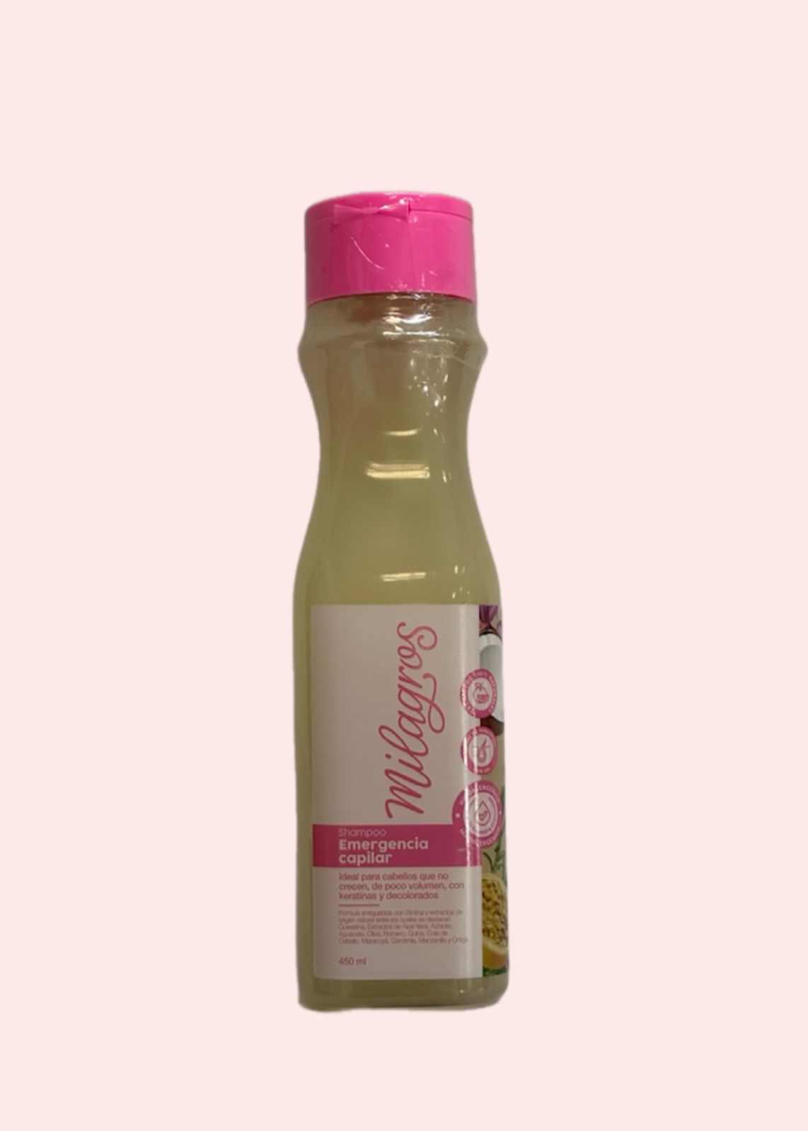 MILAGROS SHAMPOO EMERGENCIA CAPILAR 450 ML