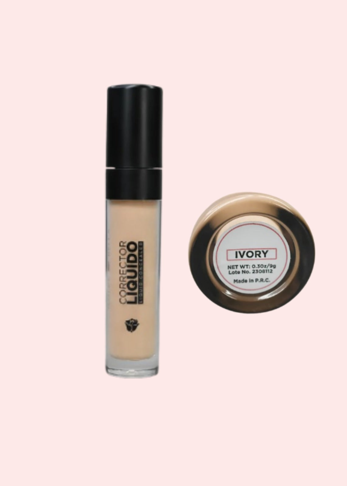 DOLCE BELLA CORRECTOR LIQUIDO MAQUILLAJE DE APLICADOR IVORY 9745