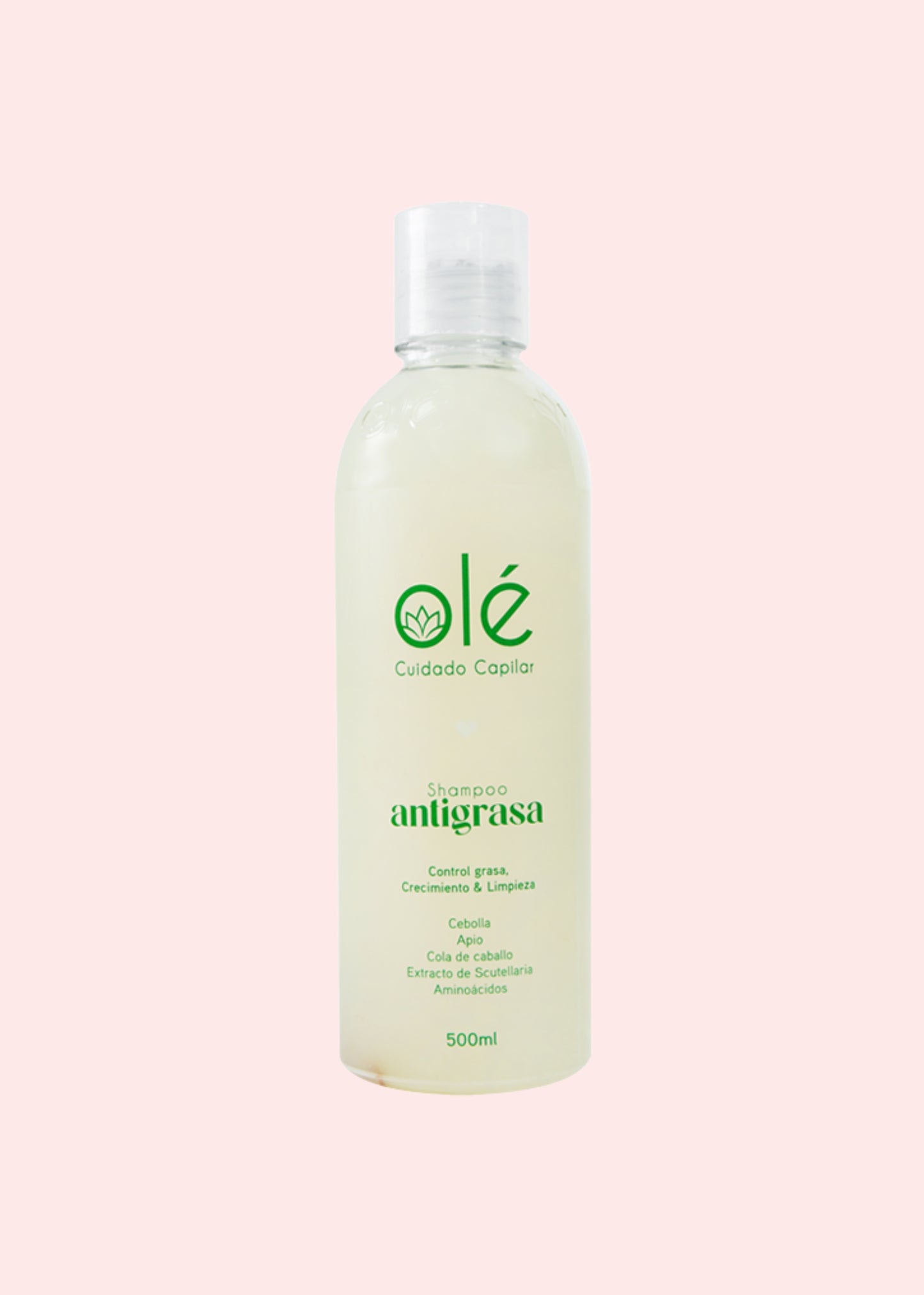OLE CAPILAR SHAMPOO CEBOLLA,JENGIBRE Y APIO GRASO