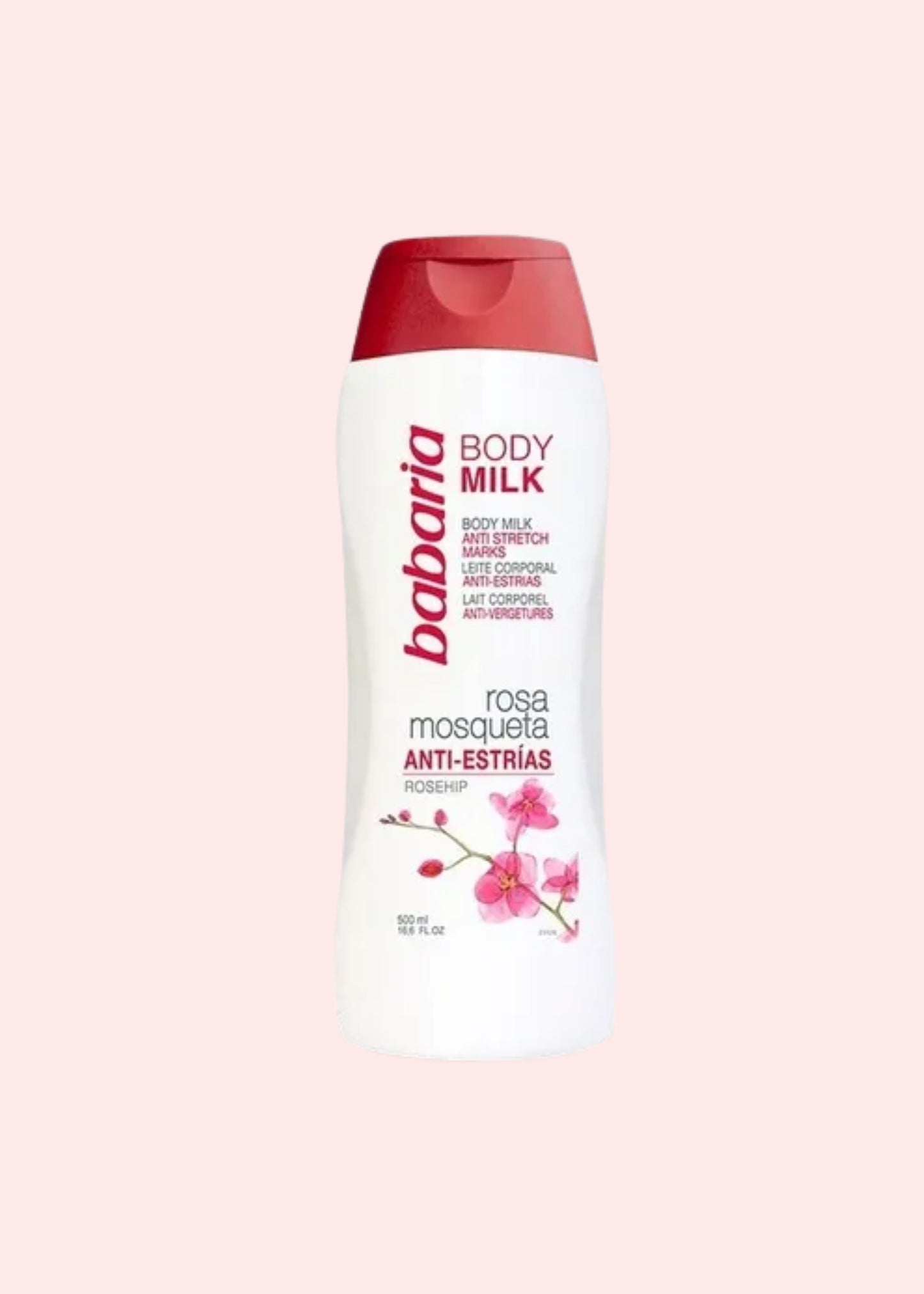 BABARIA BODY MILK ROSA MOSQUETA 500 ML