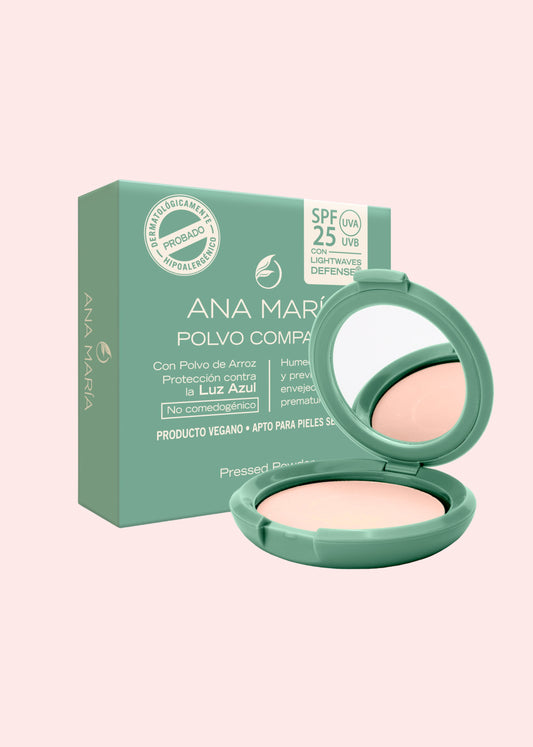 Ana Maria Polvo Compacto Aclarante Perla N 1 15G