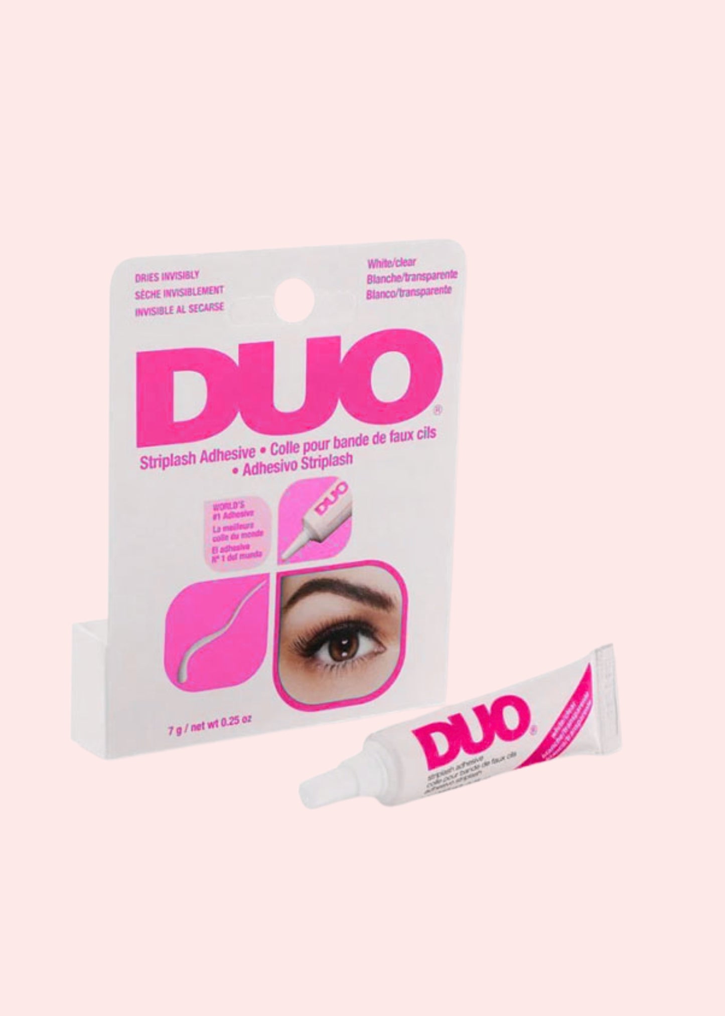 DUO PEGA PESTAÑA TONO OSCURO 7G ROSA REF 568044