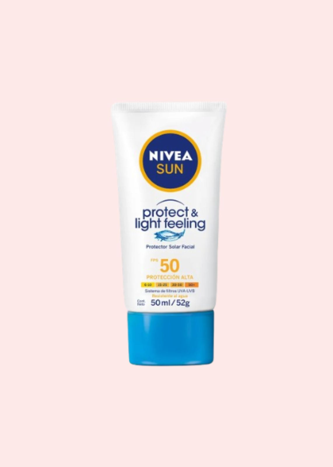 NIVEA PROTECTOR SOLAR SUN FACIAL LIGHT FEELING FPS 50 50 ML