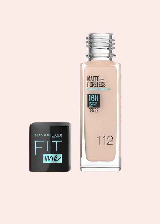 MAYBELLINE FIT ME MATTE + PORE FDN 112 NATURAL 30ML