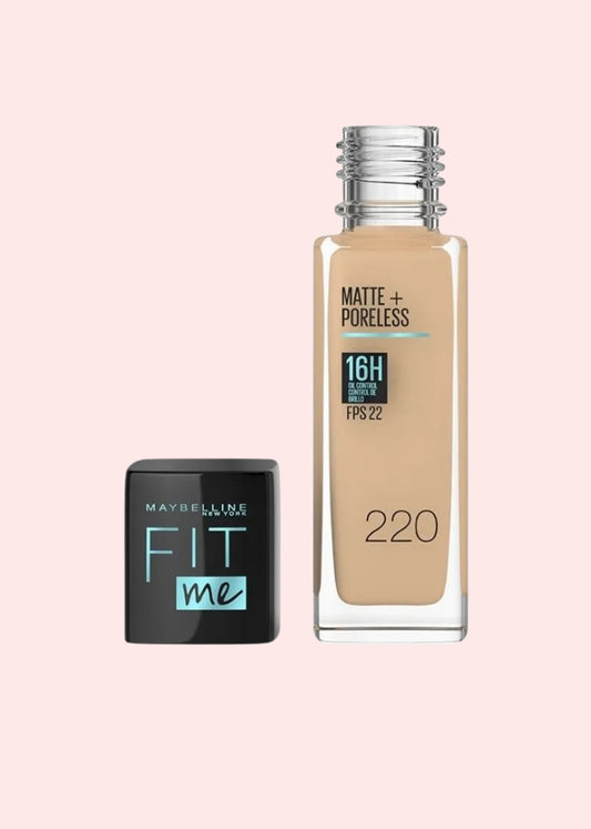 MAYBELLINE FIT ME MATTE + PORE FDN 220 NATURAL BE 30ML