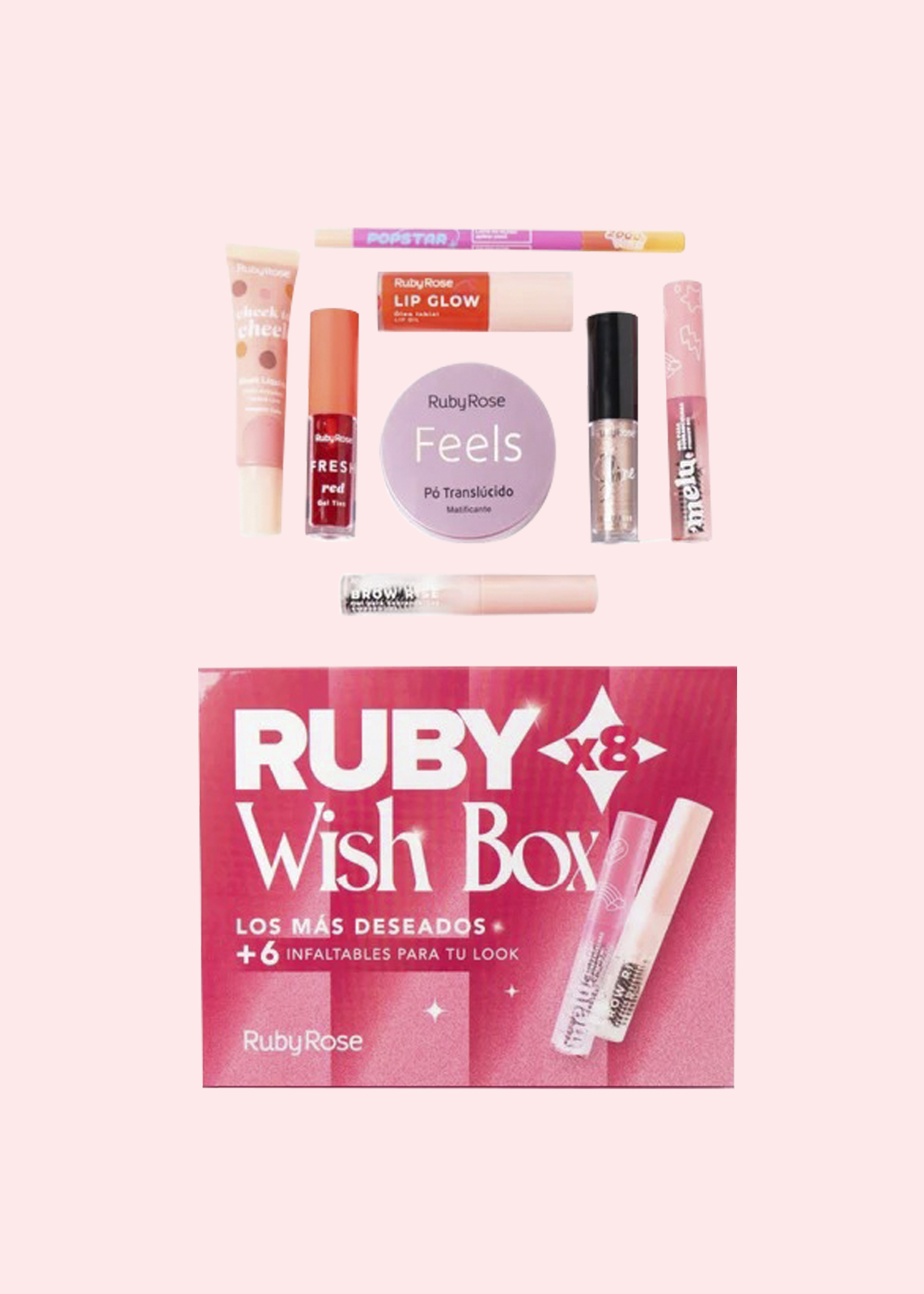 CAJA RUBY ROSE ANIVERSARIO X8