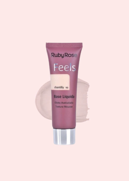 RUBY ROSE BASE LIQUIDA FEELS #10 CHANTILLY HB- 8053