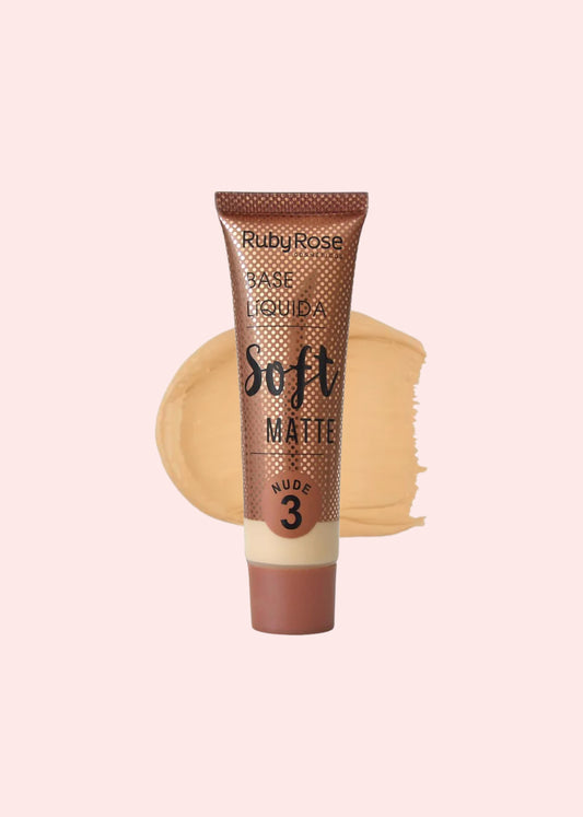 RUBY ROSE BASE LIQUIDA SOF MATTE NUDE 3 HB-. 8050