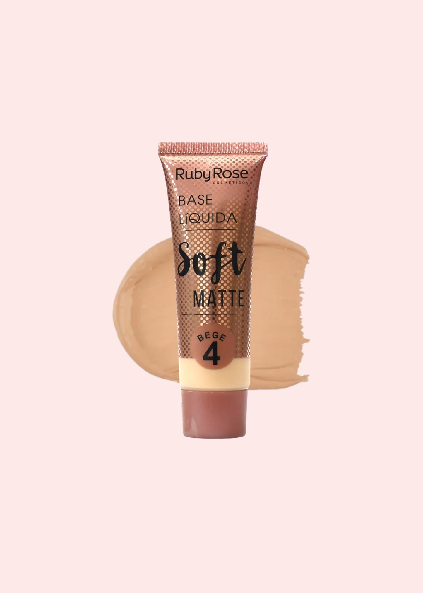 RUBY ROSE BASE LIQUIDA SOFT MATTE BEGE # 4 HB-8050